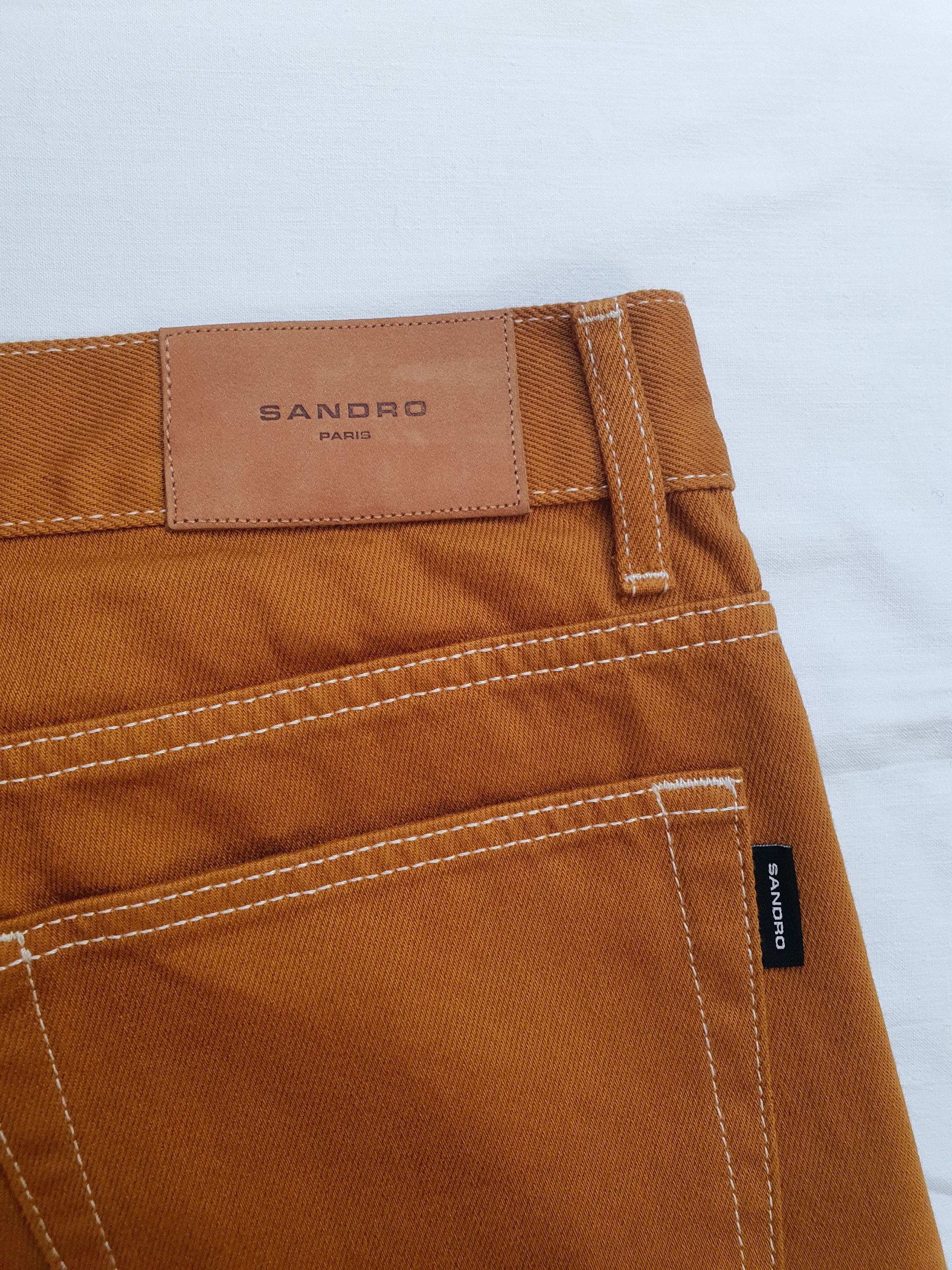 Sandro Regular Fit Denim Jeans (Code: P6468S) - Caramel - Sz W31 Size US 31 - 12 Thumbnail