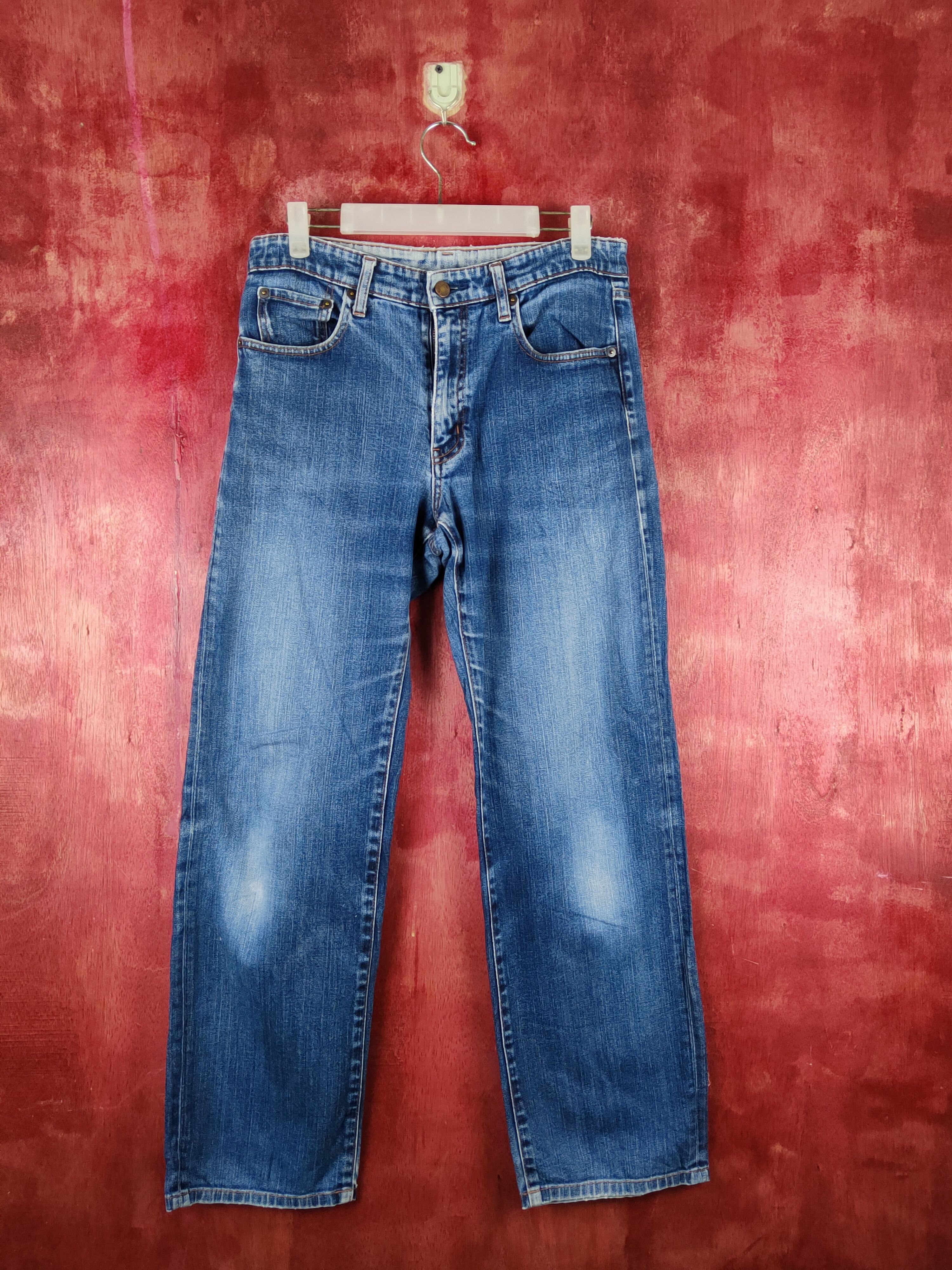 Uniqlo Blue Distressed Ripped Jeans #S2216