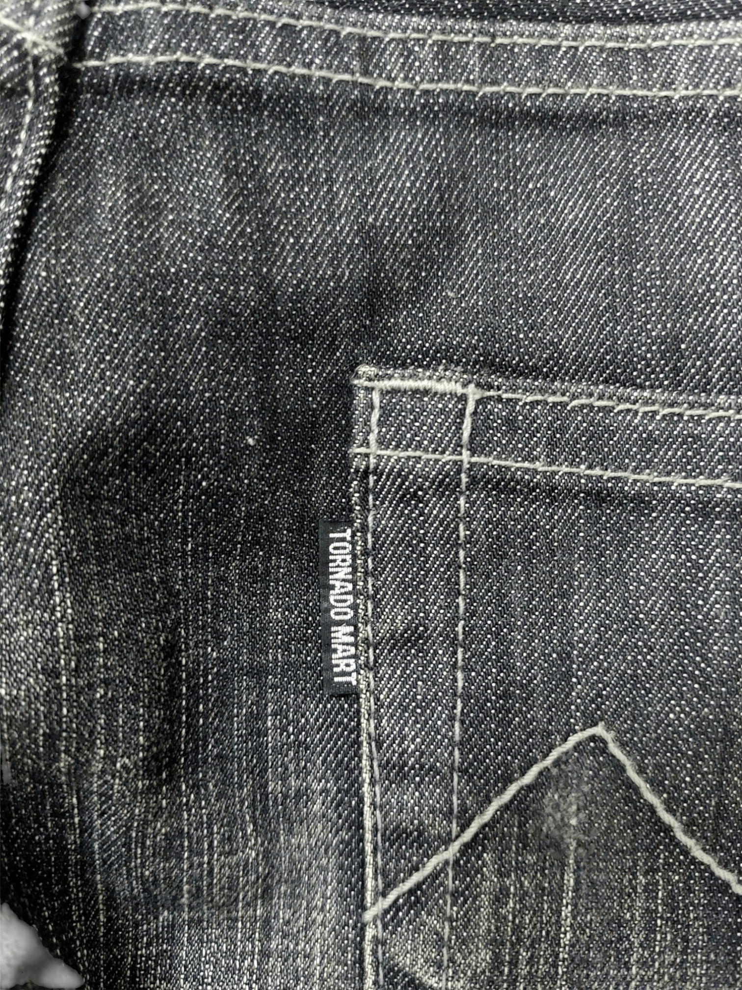 Tornado Mart 💥Tornado Mart Whiskers Super Flared Denim Size US 33 - 15 Thumbnail