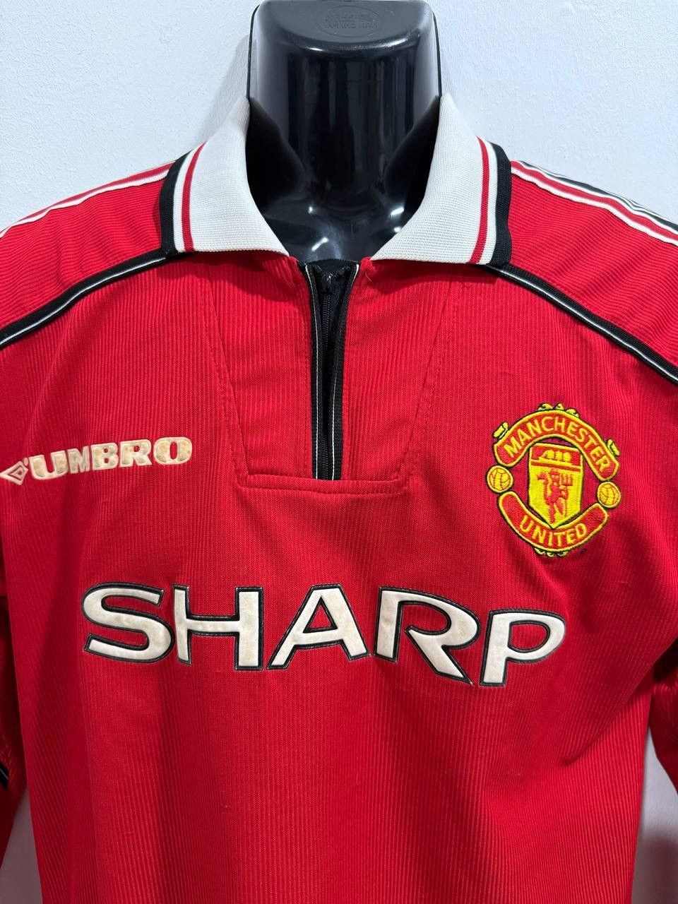 Umbro Manchester United Umbro Jersey LS 1998–2000 Size US XS / EU 42 / 0 - 13 Thumbnail