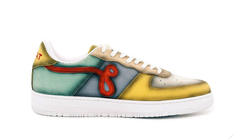 Designer × John Geiger ‼️ John Geiger GF-01 What The Hand Distressed Size 13 ‼️ Size US 13 / EU 46 - 2 Thumbnail