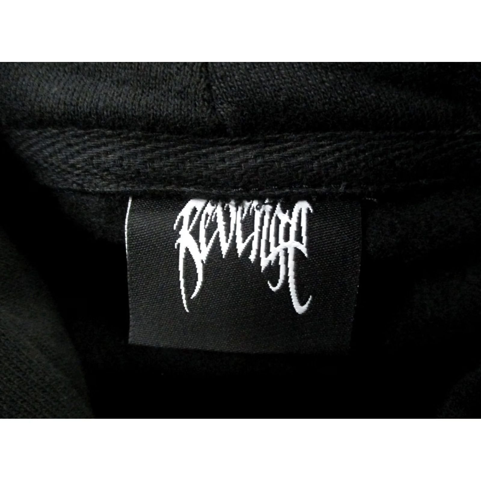 Revenge Revenge Hoodie Mens XL Black Pullover Front Logo Pockets Grunge Streetwear Sweatshirt Size US XL / EU 56 / 4 - 6 Thumbnail