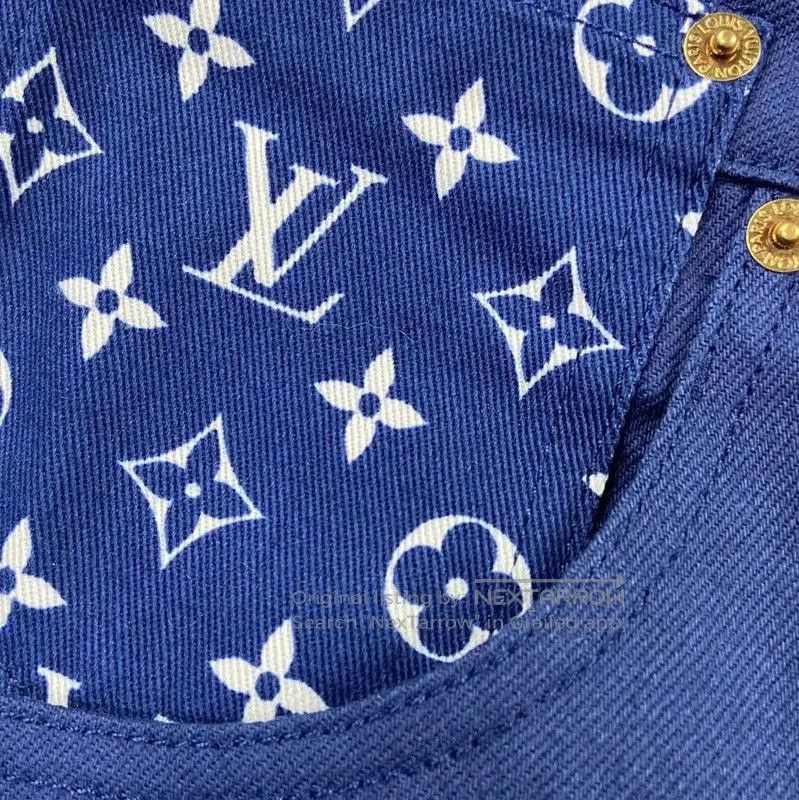 Louis Vuitton Louis Vuitton Blue Cotton Women's Denim Pants . Size 30" / US 8 / IT 44 - 4 Thumbnail