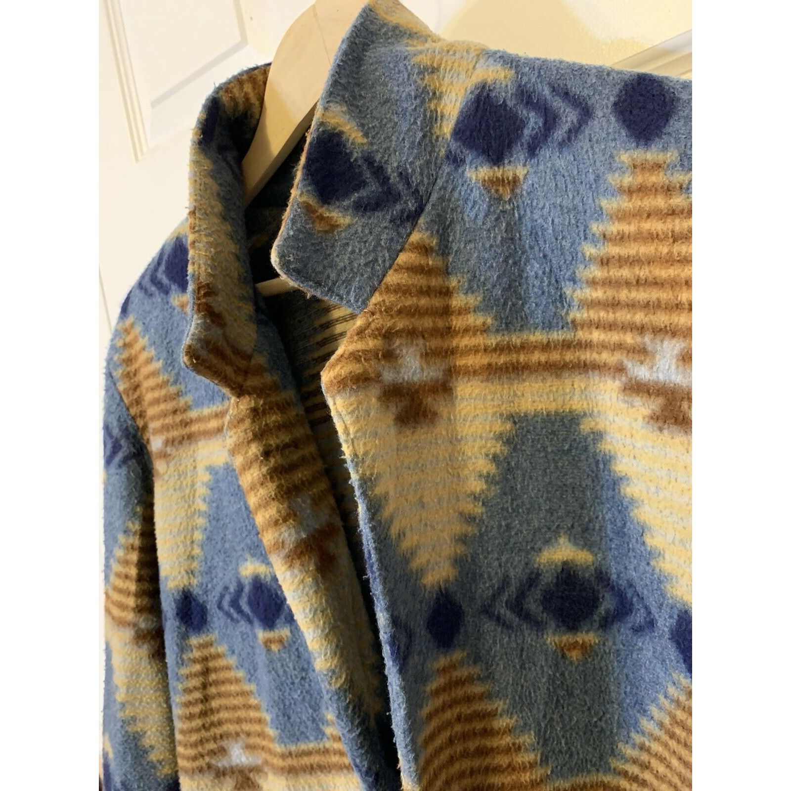 Vintage VTG Jeans Wear Nativ Aztec Women's Blazer Jacket Sz L earth Size L / US 10 / IT 46 - 1 Thumbnail