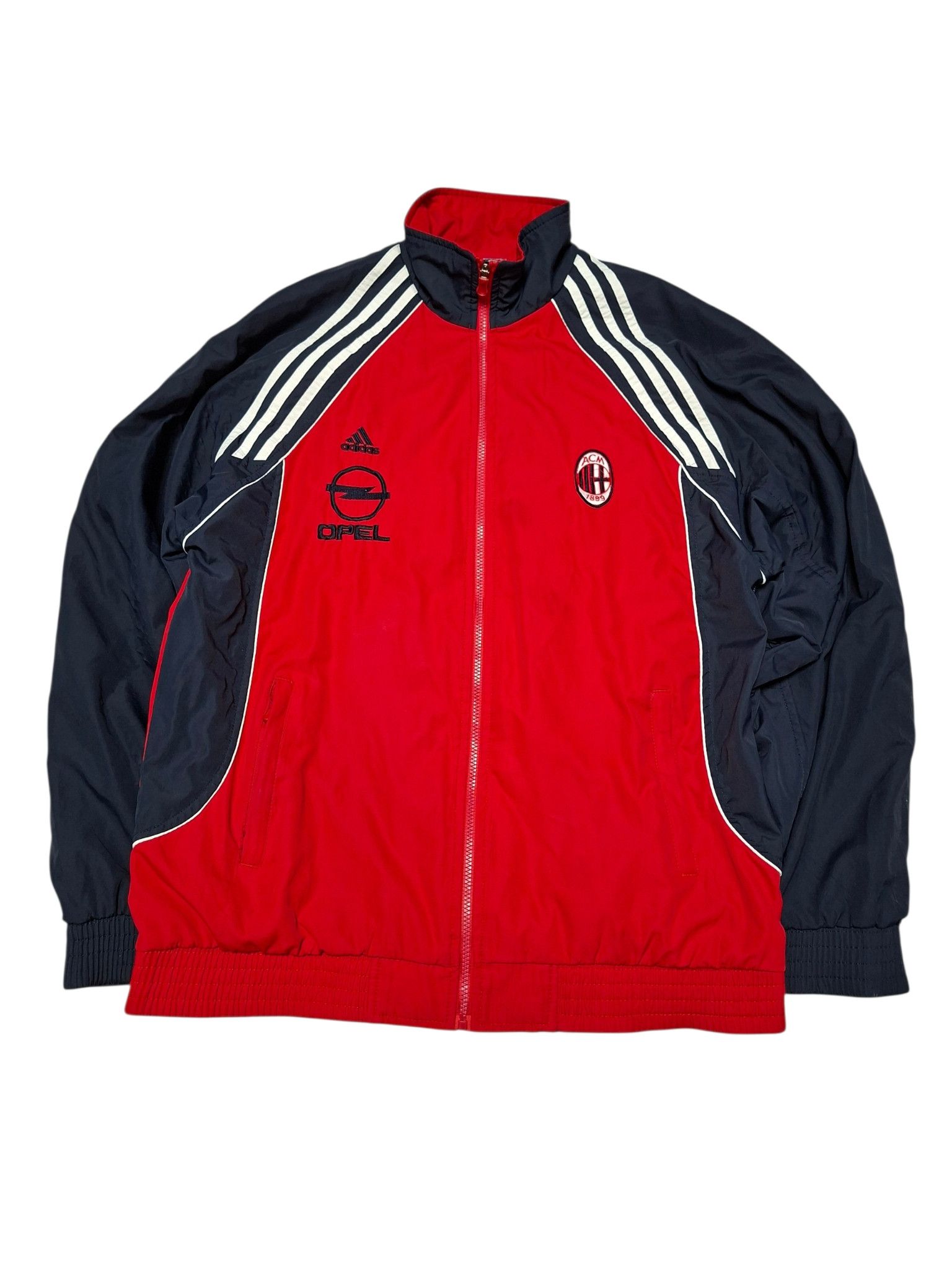 Adidas × Vintage Adidas AC Milan track jacket 2009 vintage red Y2K