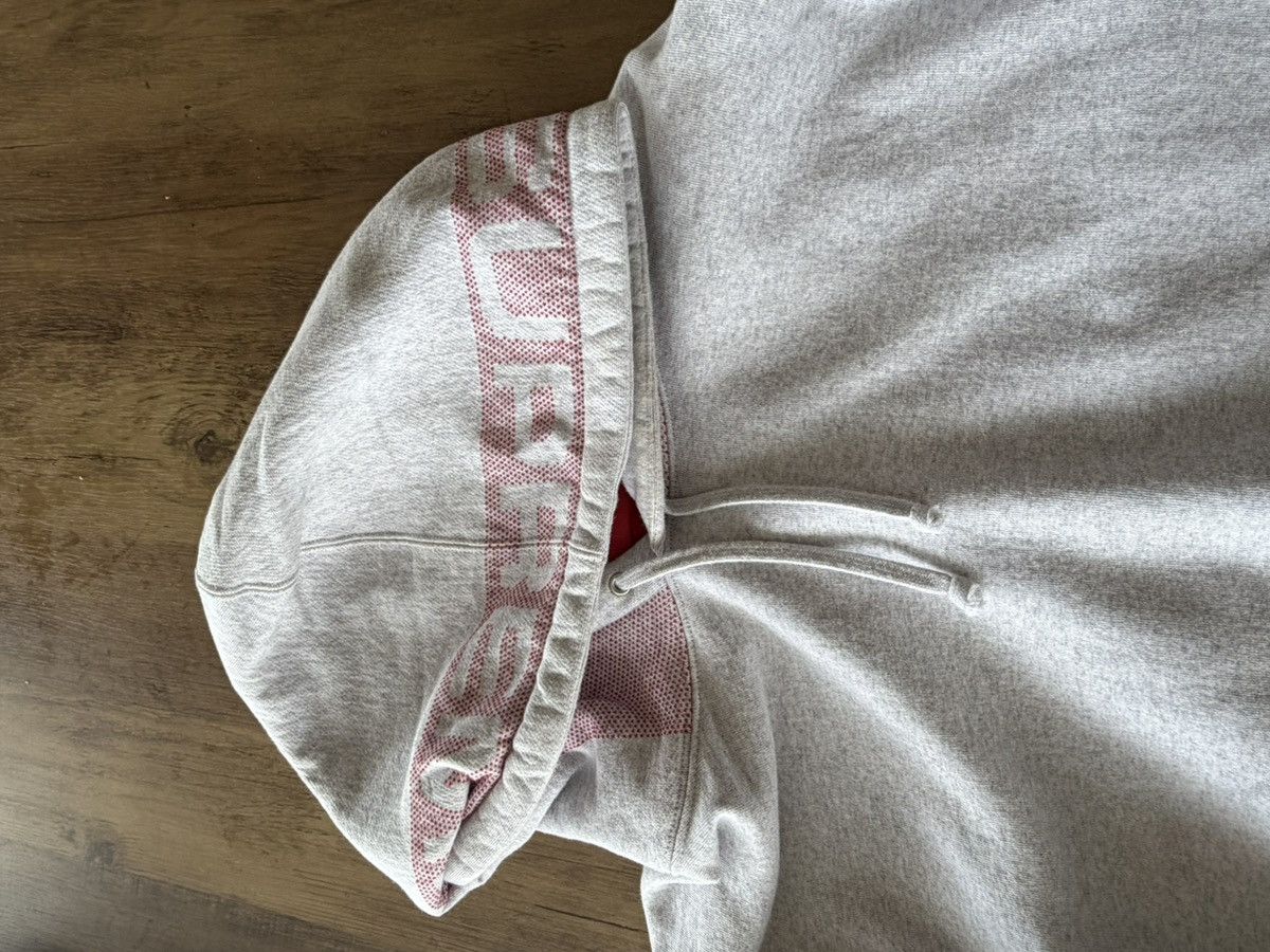 Supreme Grey and red Supreme Hoodie Size US XXL / EU 58 / 5 - 4 Thumbnail