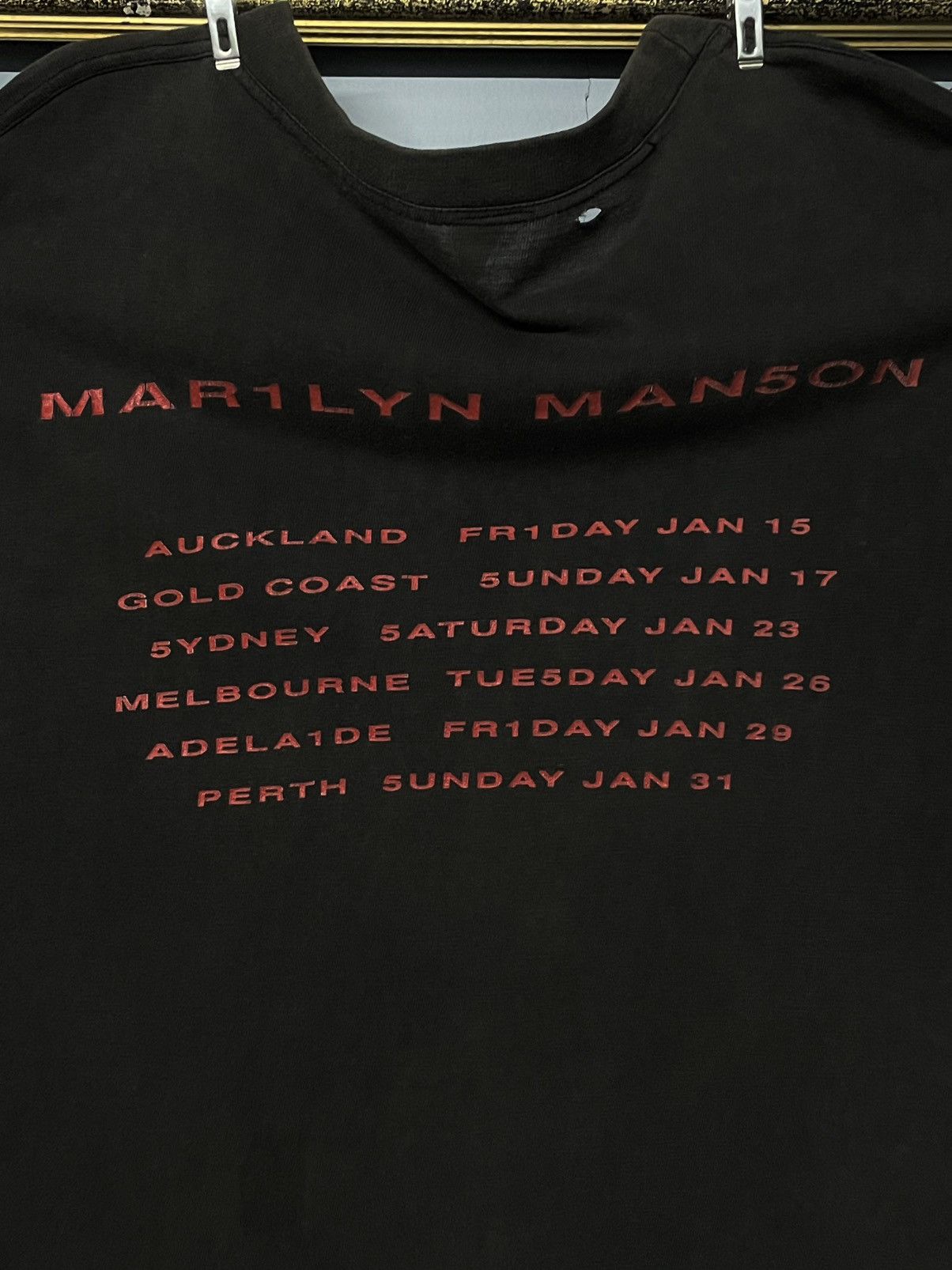 Band Tees Vintage 90s Original Marilyn Manson God Tv Sunfaded Band Tee Size US XL / EU 56 / 4 - 10 Thumbnail