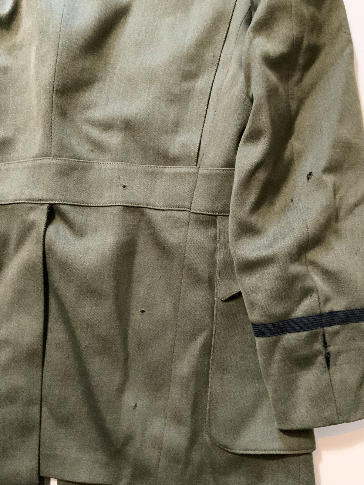 Vintage Vintage 40s 50s WWII Lan-C-Air Davis USN Wool 2PC Set Suit Size 42R - 17 Thumbnail