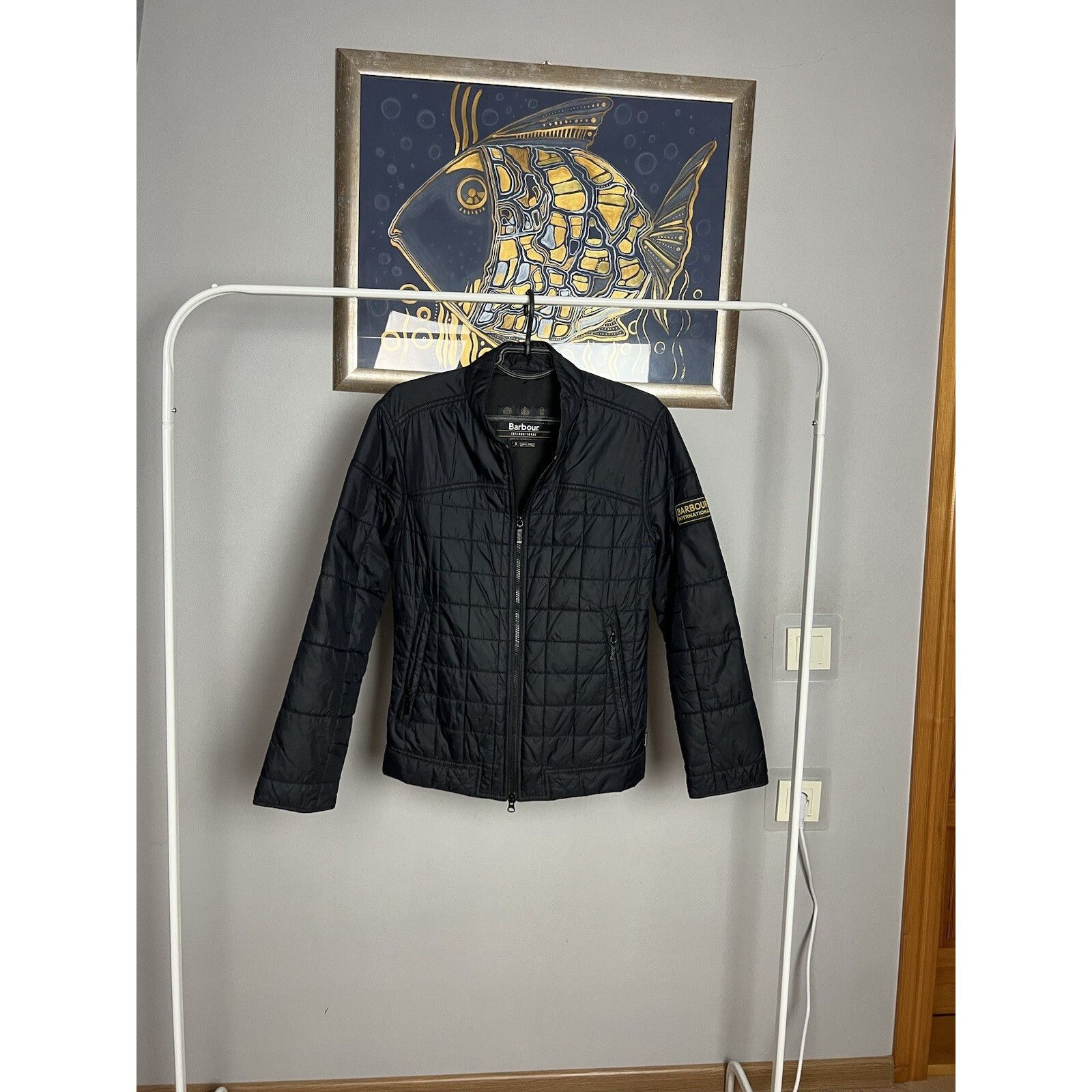 Barbour Barbour Burnout Quilt Men`s Black Quilted Jacket Size S Size US S / EU 44-46 / 1 - 4 Thumbnail