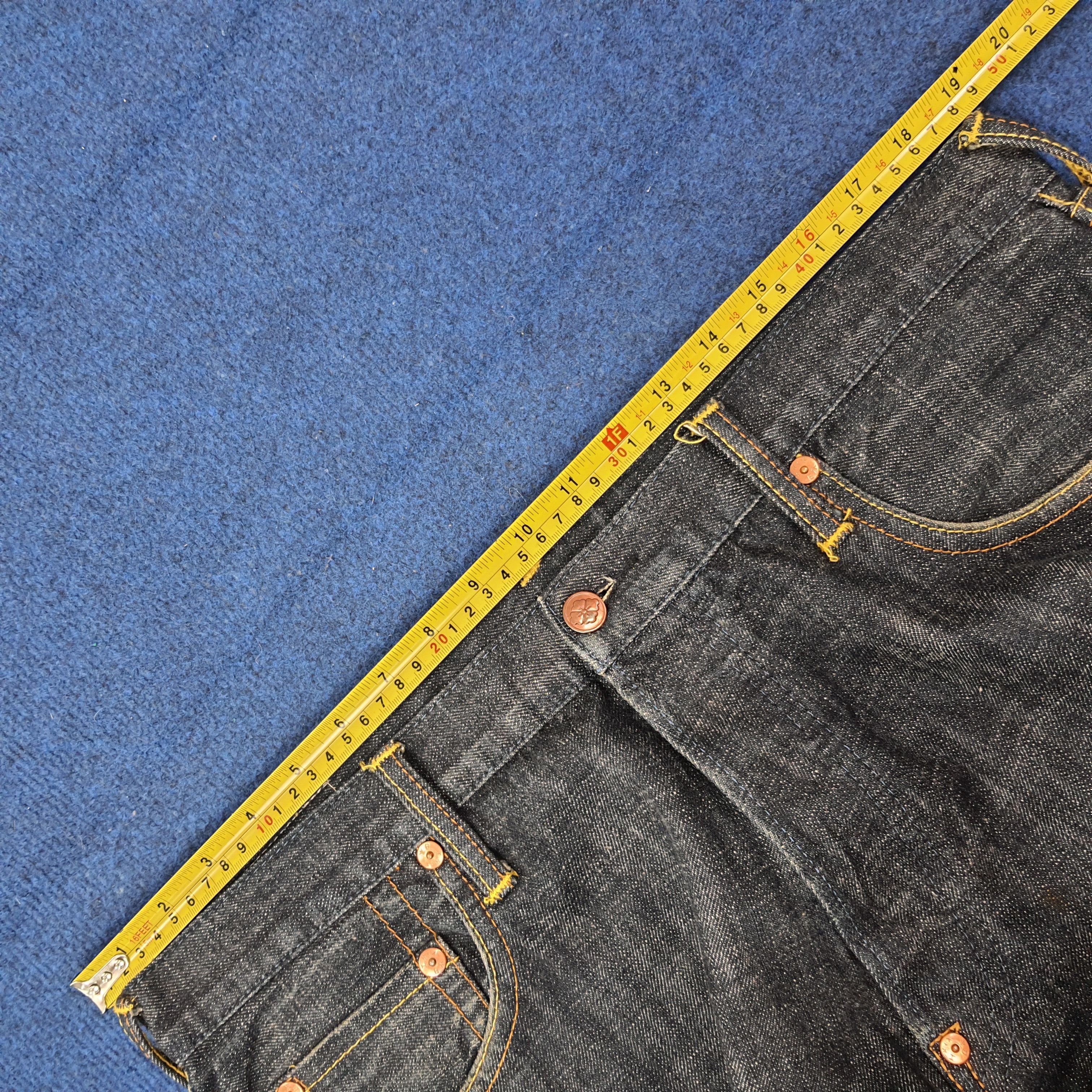 Evisu Vintage Evisu Paris Selvedge Japan Brand Jeans C258N30 Size US 37 - 10 Thumbnail