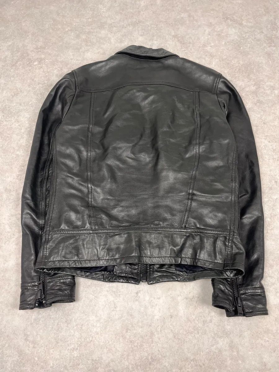 Dolce & Gabbana AW2016 Dolce & Gabbana Black Multi Zips Mafia Leather Jacket Size US M / EU 48-50 / 2 - 7 Thumbnail