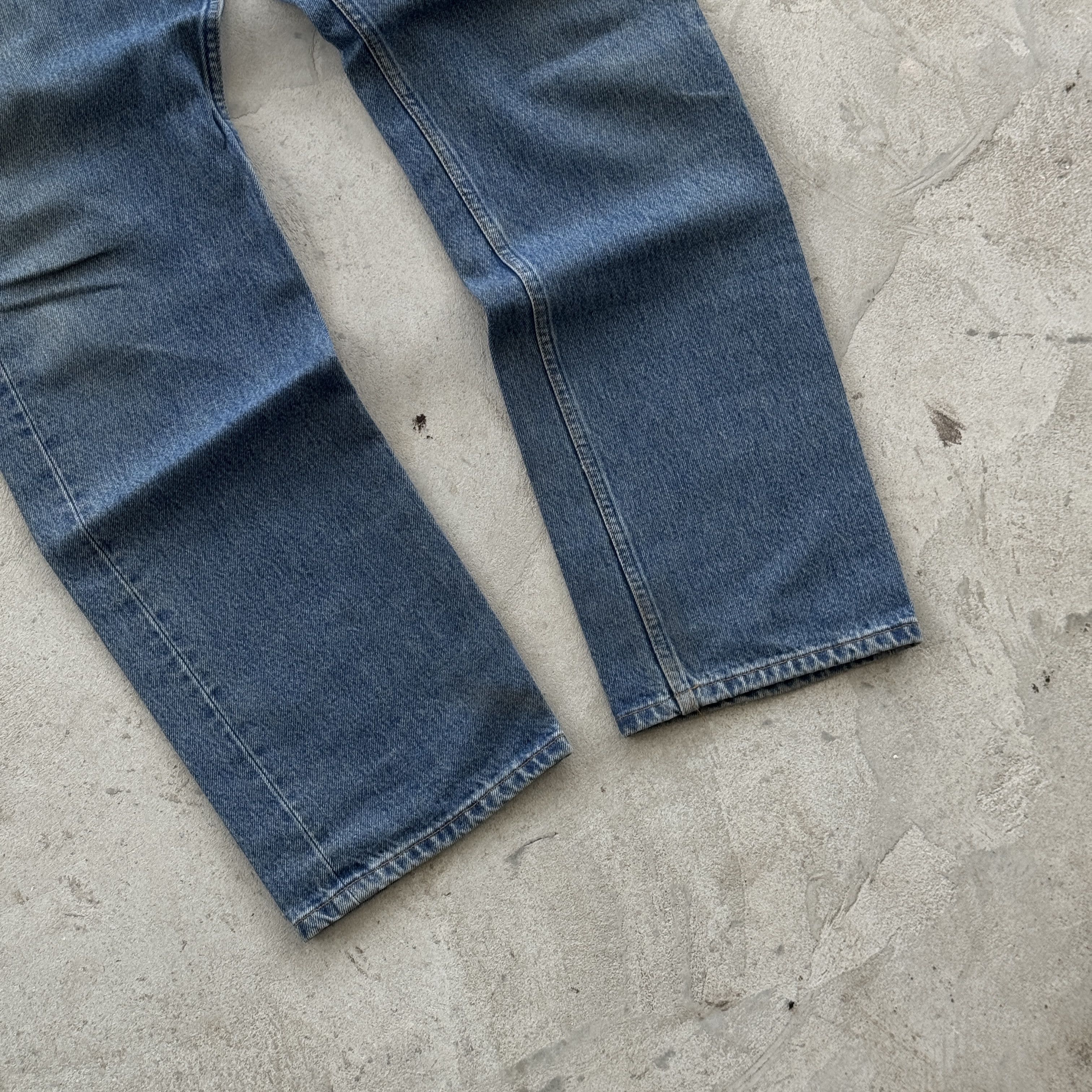 Levi's Levi's 501 Vintage Blue Denim Straight Jeans 34x34 Size US 34 / EU 50 - 8 Thumbnail
