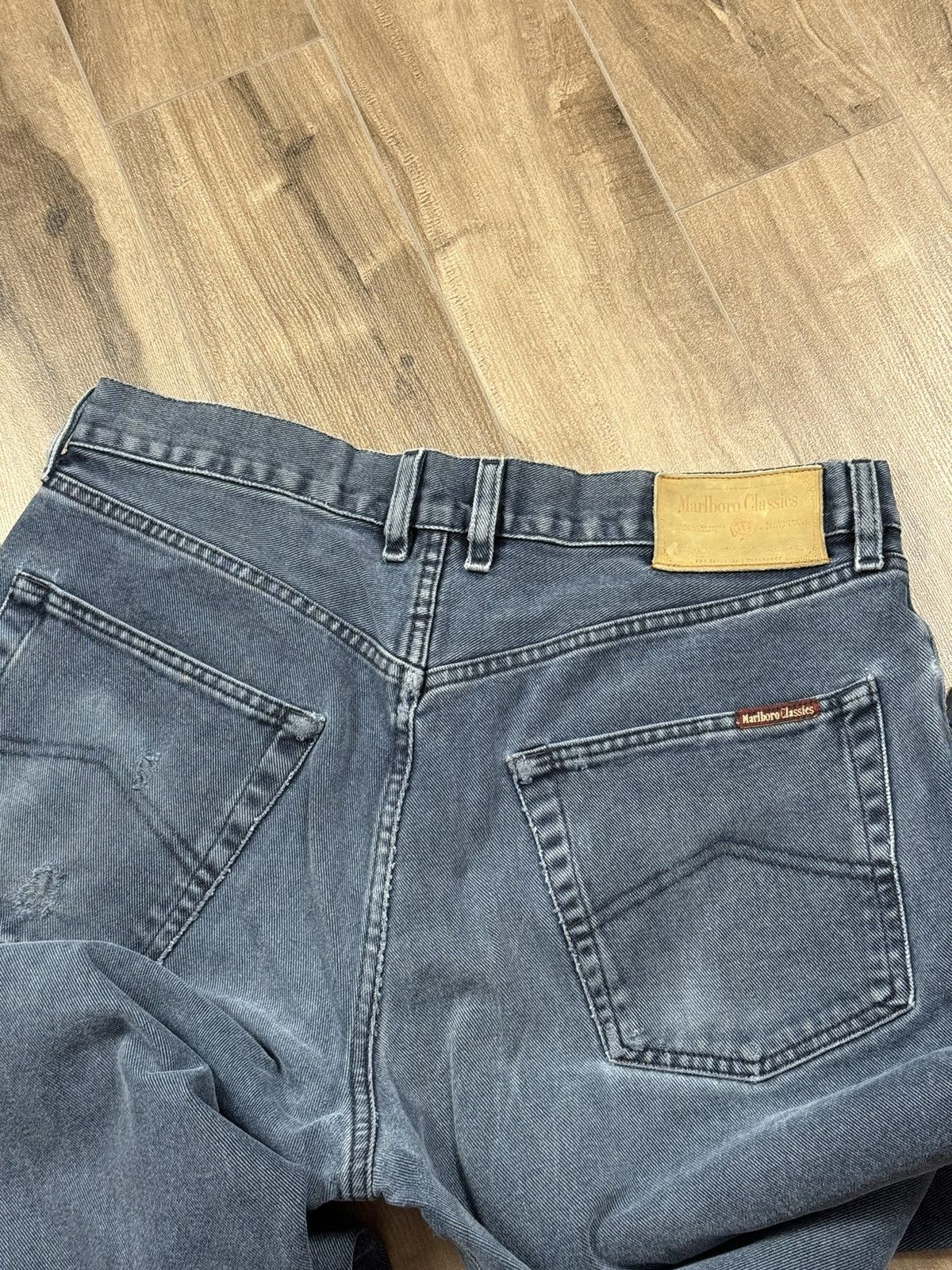 Vintage Vintage Marlboro Jeans Size US 33 - 3 Thumbnail