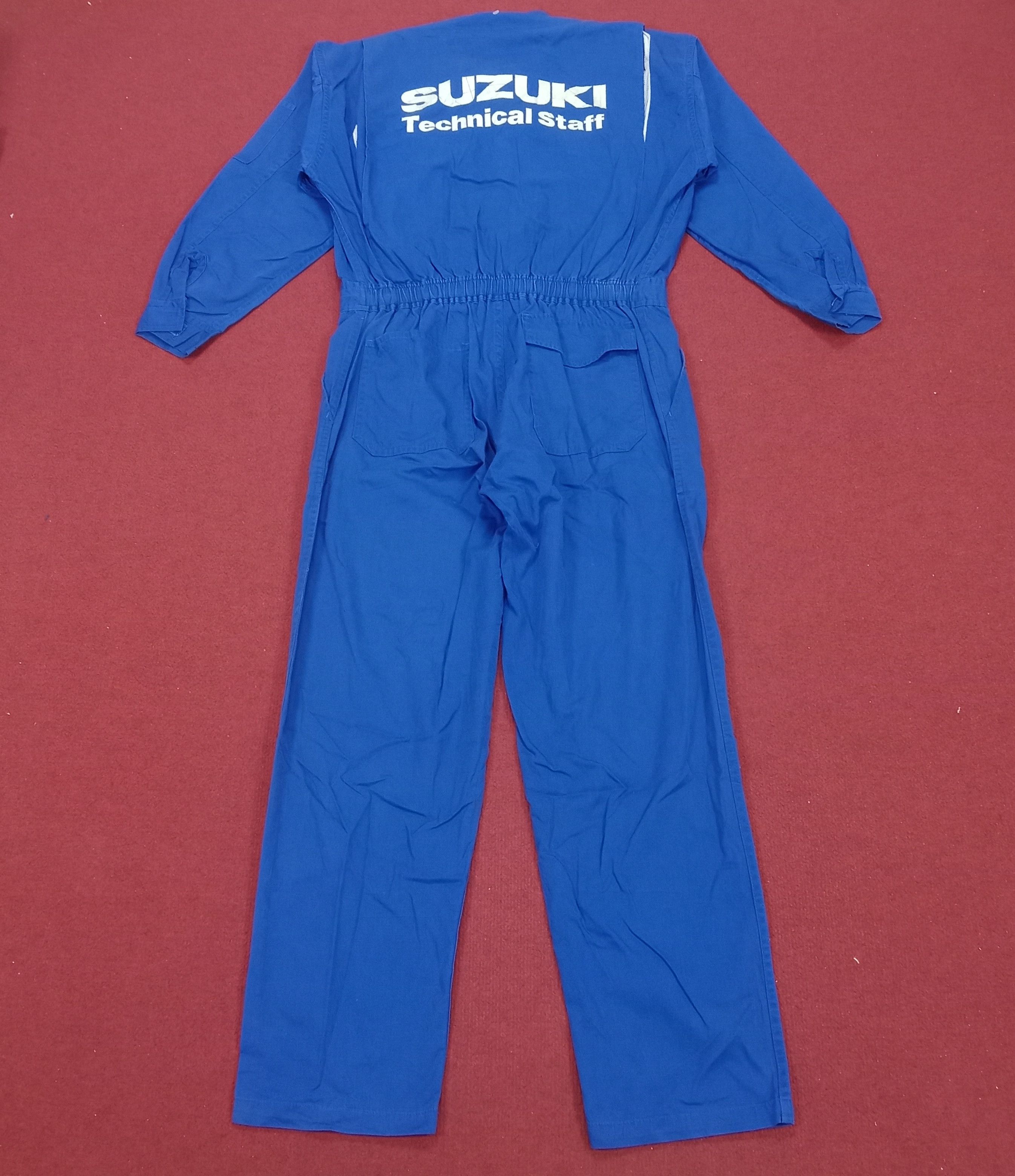 Japanese Brand × Vintage Suzuki Technical Staff Racing Style Team Coverall Jacket Size US M / EU 48-50 / 2 - 1 Thumbnail