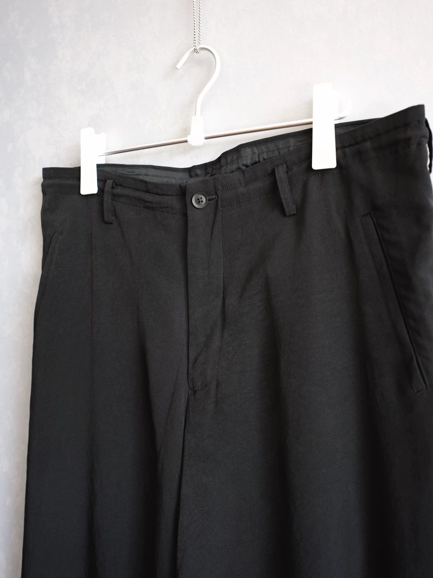 Yohji Yamamoto Yohji Yamamoto 24SS Triacetate Straight Pants Size 2 Size US 32 / EU 48 - 3 Thumbnail