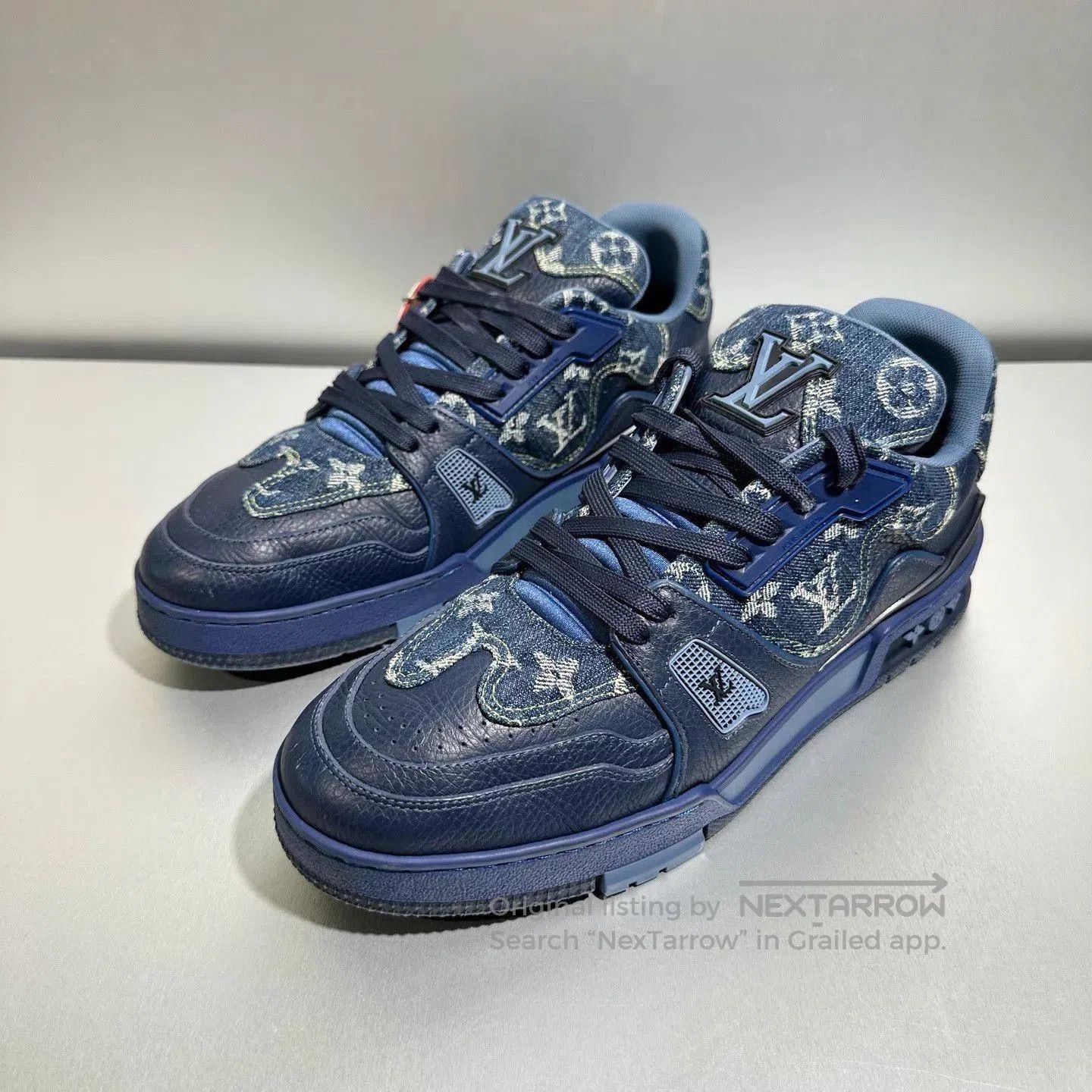 Louis Vuitton Blue Low. Size US 8.5 / EU 41-42 - 1 Thumbnail