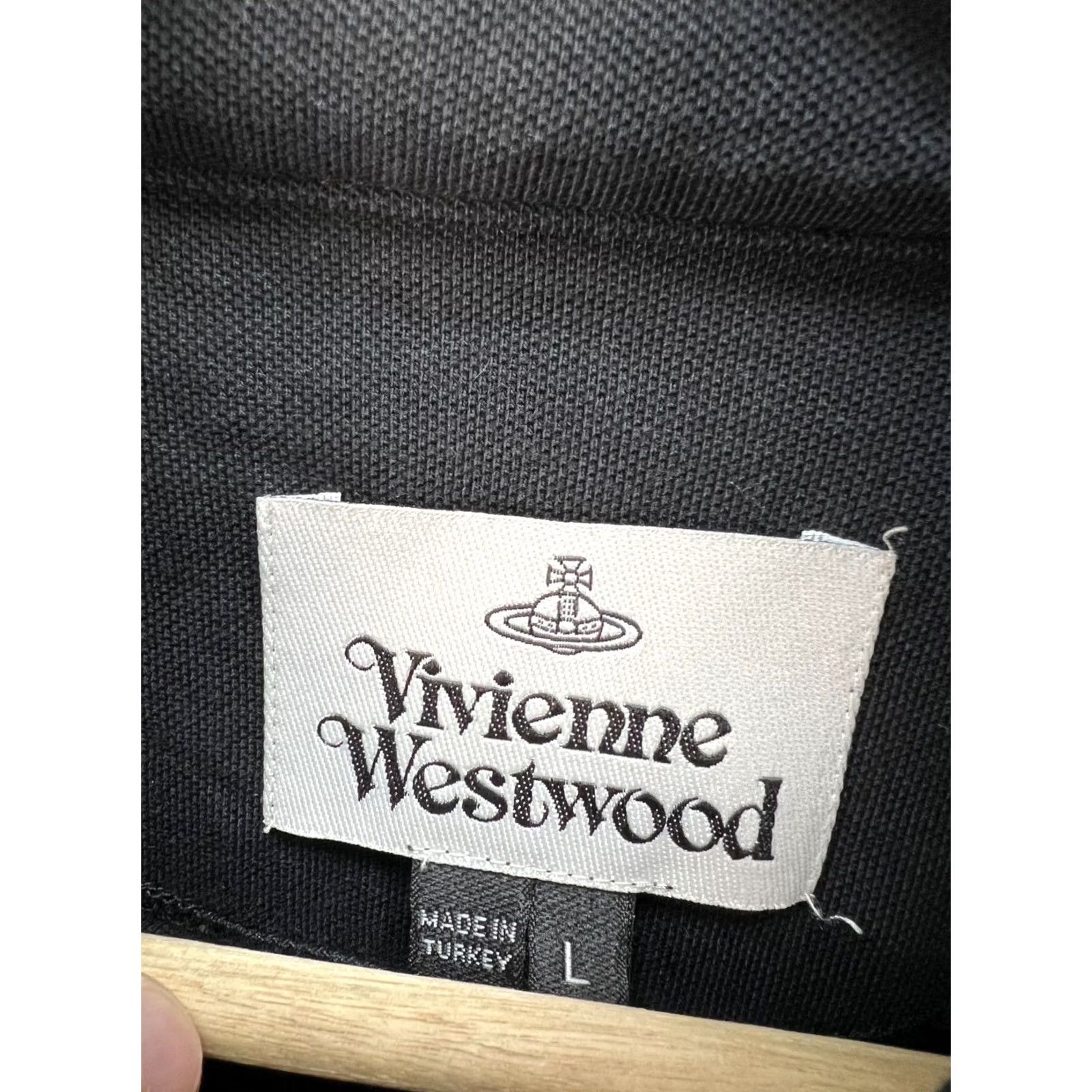 Vivienne Westwood Vivienne Westwood Polo Shirt Long Sleeve Black Cotton Orb Mens Size L Size US L / EU 52-54 / 3 - 5 Thumbnail
