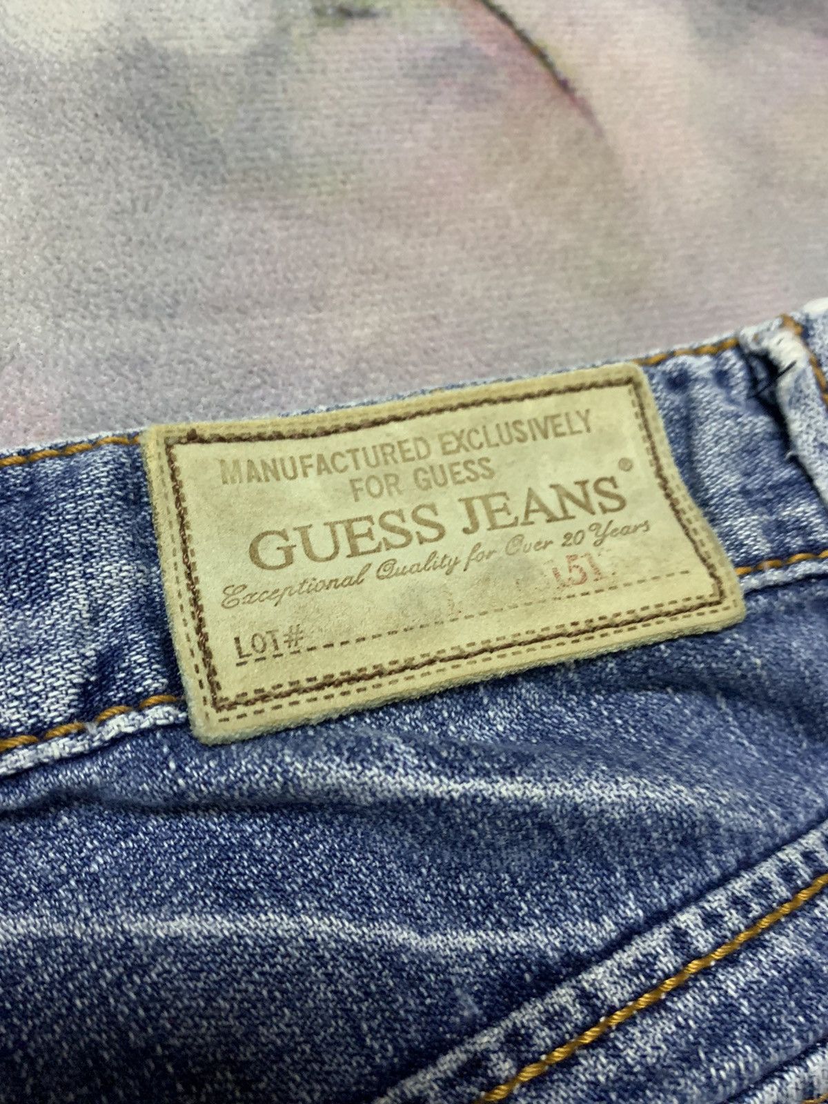 Guess × Hysteric Glamour × Japanese Brand Flare Vintage Guess Jeans Washed Denim Size US 33 - 10 Thumbnail