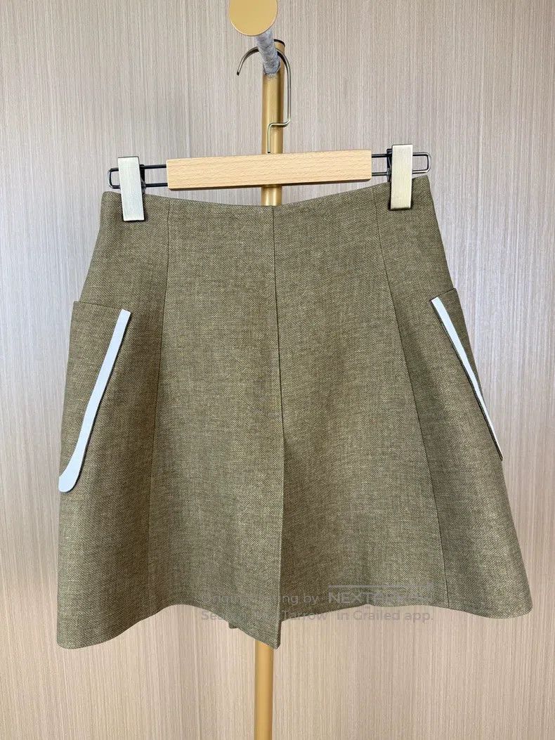 Fendi Fendi Pocket Patchwork Skirt Size 24" / US 00 / IT 34 - 2 Thumbnail