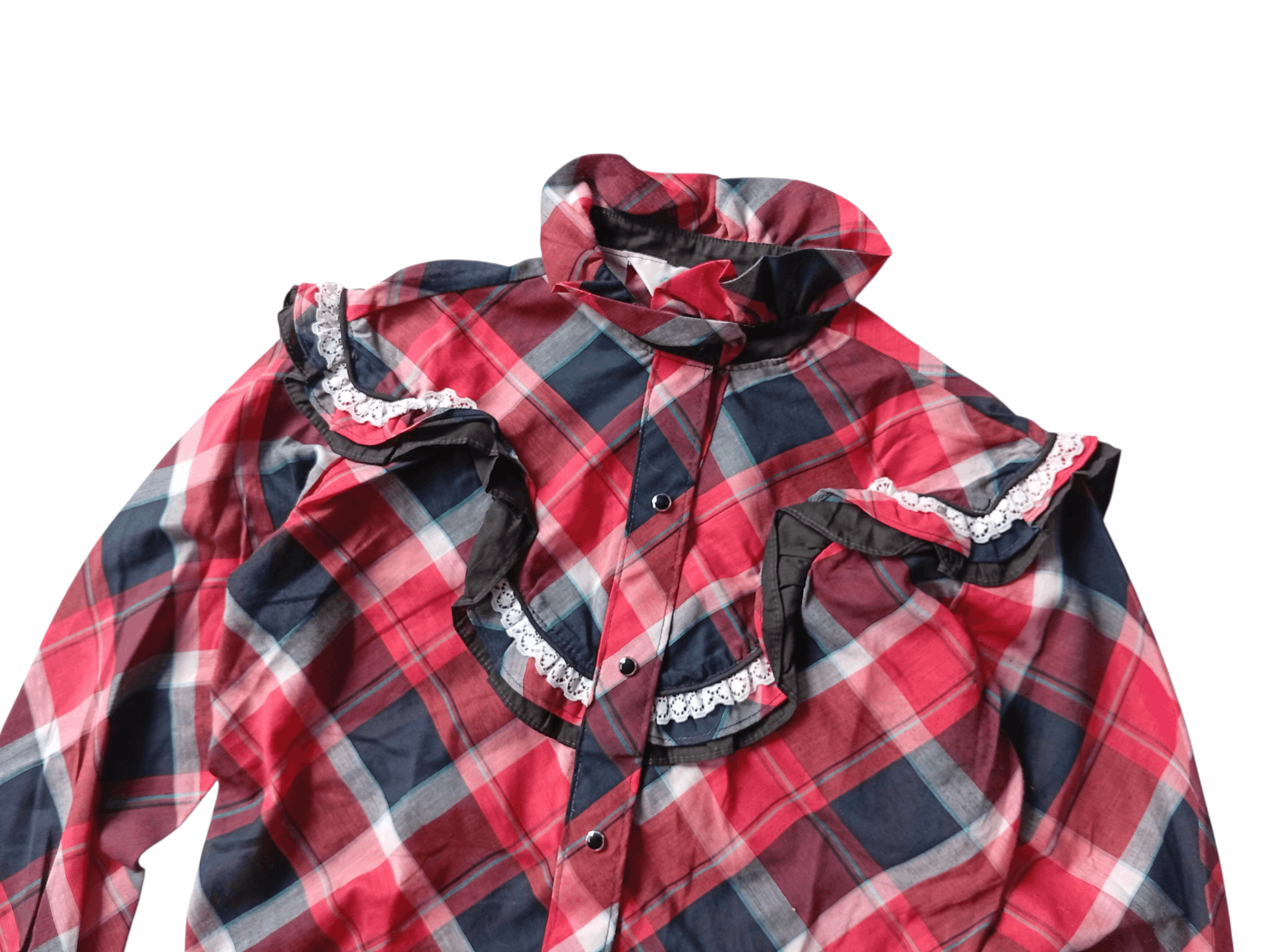 Vintage Miss Rodeo western ruffle shirt Size S / US 4 / IT 40 - 2 Thumbnail
