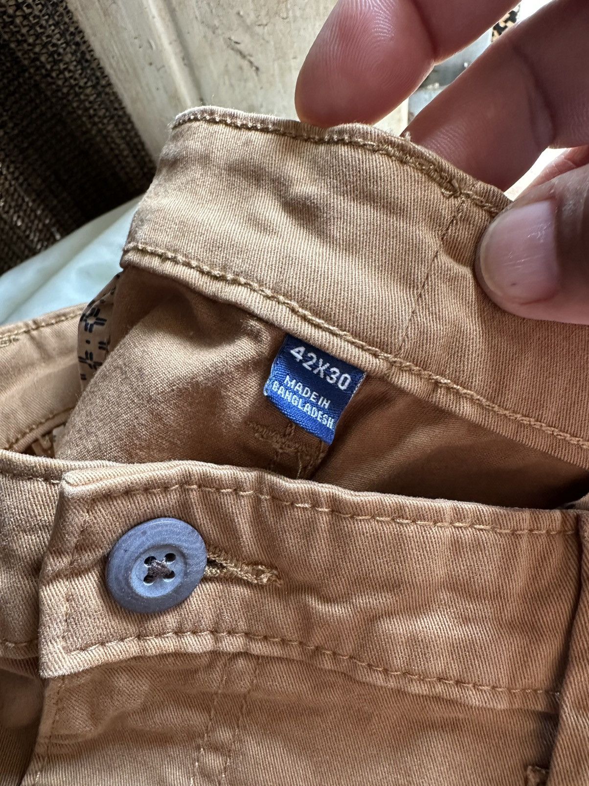 George New George Stretch Fit Pants Men's Size 42x30 Chino Brown Size US 42 / EU 58 - 4 Thumbnail
