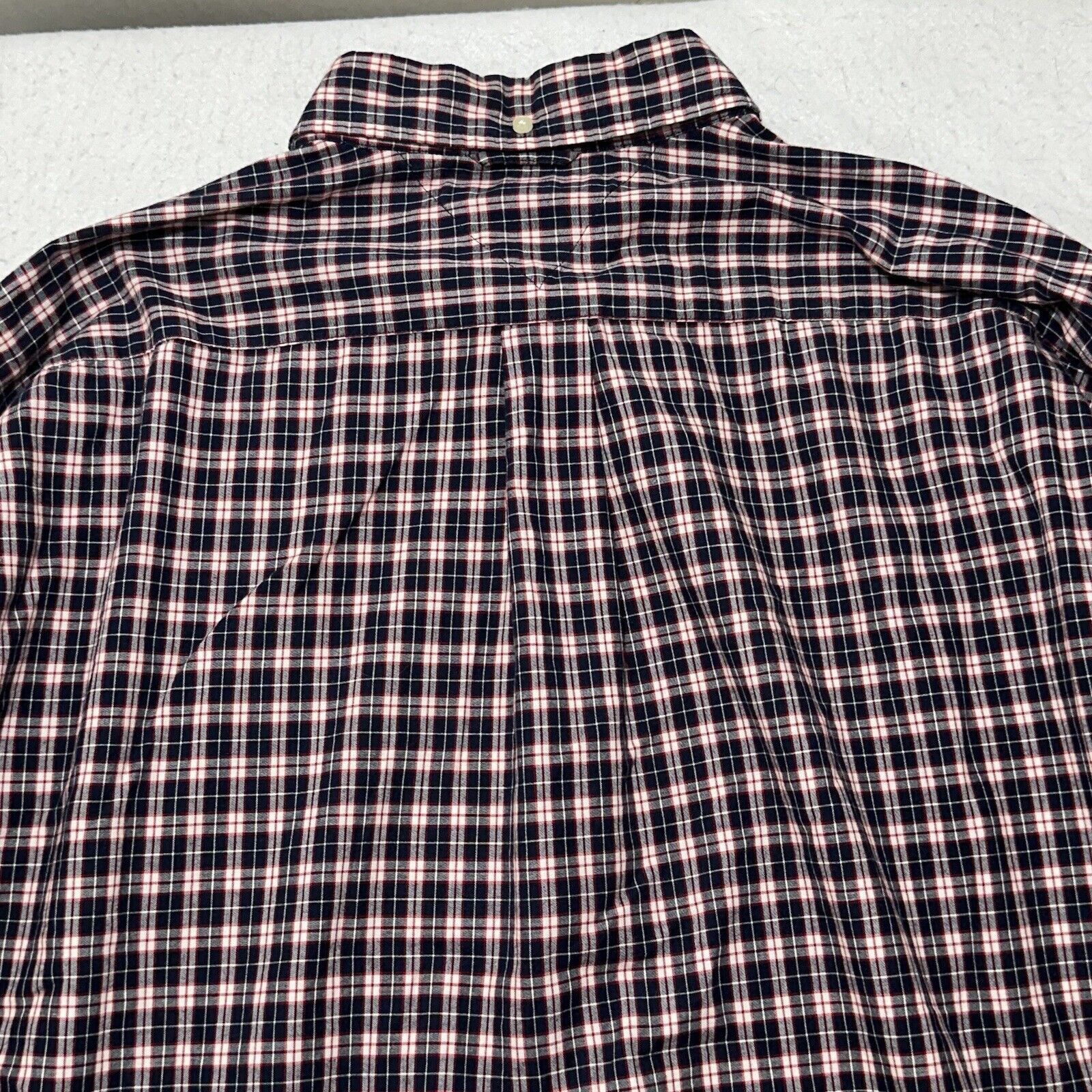 Tommy Hilfiger Tommy Hilfiger XL Button Long Sleeve Red Black Shirt Plaid Size US XL / EU 56 / 4 - 11 Thumbnail