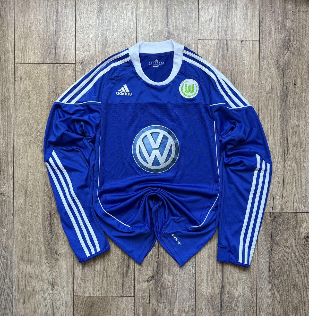 Adidas × Vintage Koszulka piłkarska Adidas VfL Wolfsburg 2010/11 Formotion Size US L / EU 52-54 / 3 - 3 Thumbnail