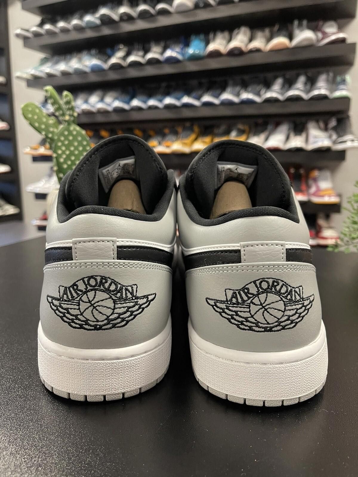 Nike Size 14 - Air Jordan 1 Low Men's LT Smoke Grey/Black-White Size US 14 / EU 47 - 4 Thumbnail