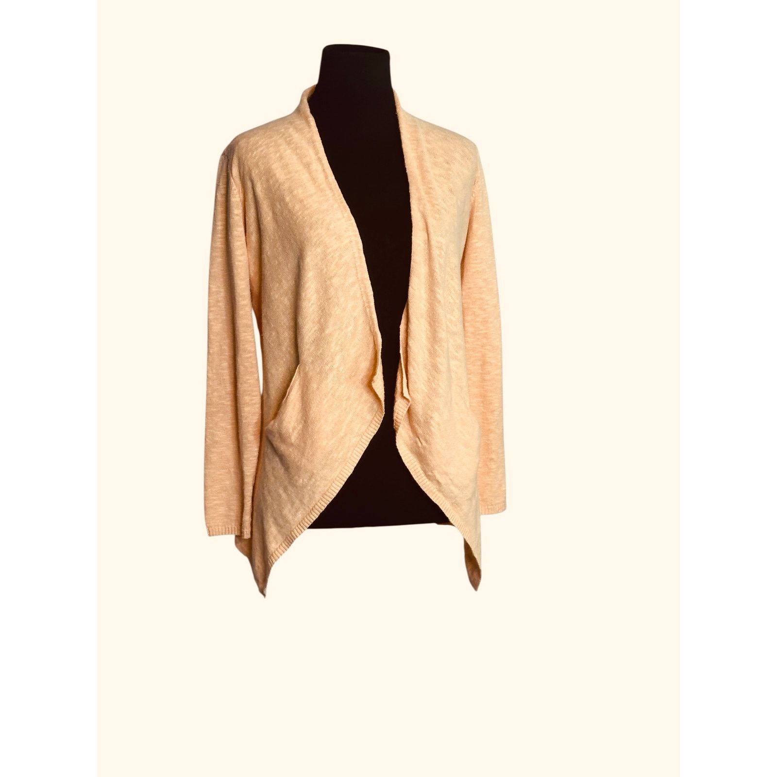 Eileen Fisher Eileen Fisher light orange open front cardigan size PS Size S / US 4 / IT 40 - 9 Thumbnail