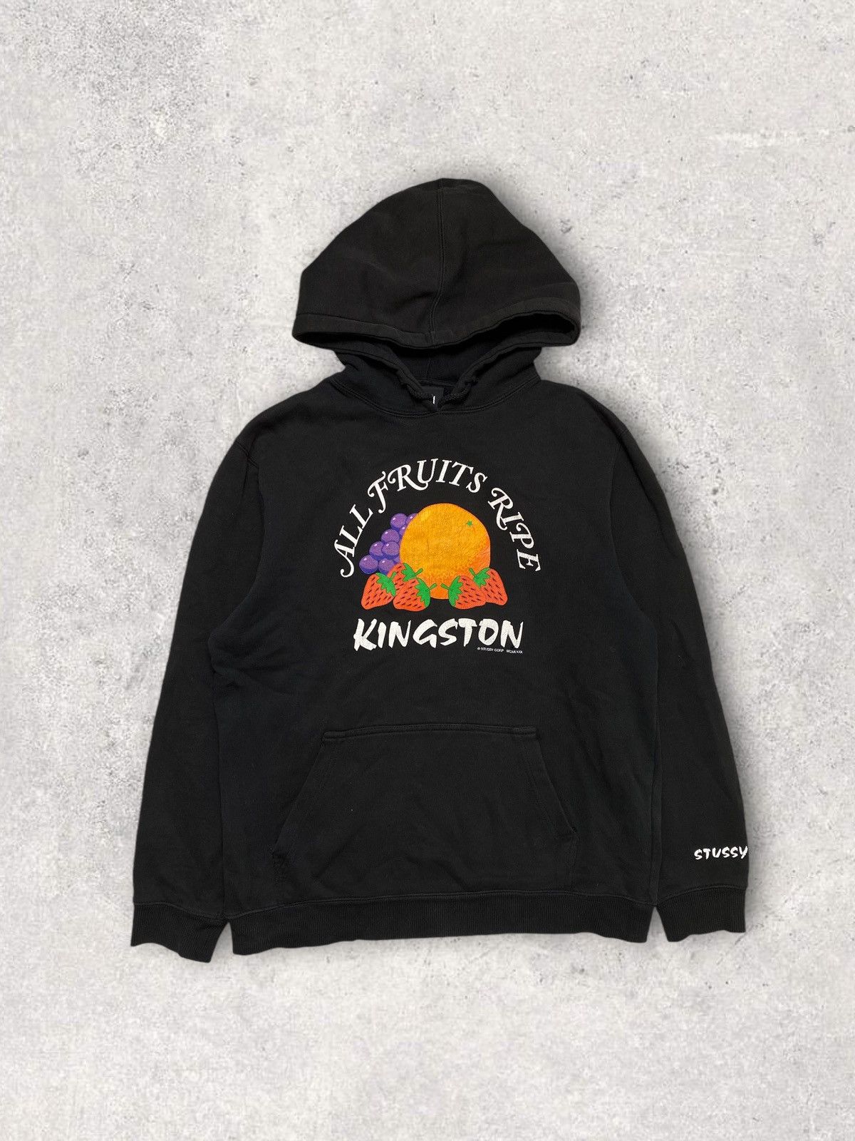 Stussy × Vintage Stussy black skate sweatshirt gorpcore streetwear Size US M / EU 48-50 / 2 - 1 Thumbnail