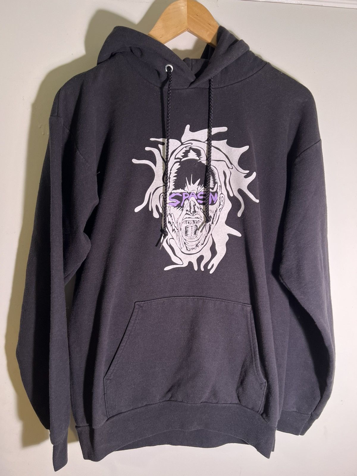 Vintage Y2K 2000’s VTG Vintage SPASM YMCA Pasadena Goth Emo Hoodie Size US S / EU 44-46 / 1 - 1 Thumbnail