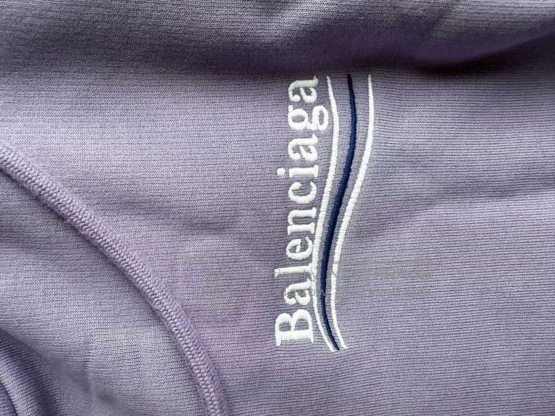 Balenciaga Balenciaga Eggplant Purple Coca-Cola Embroidered Hoodie Size US L / EU 52-54 / 3 - 5 Thumbnail