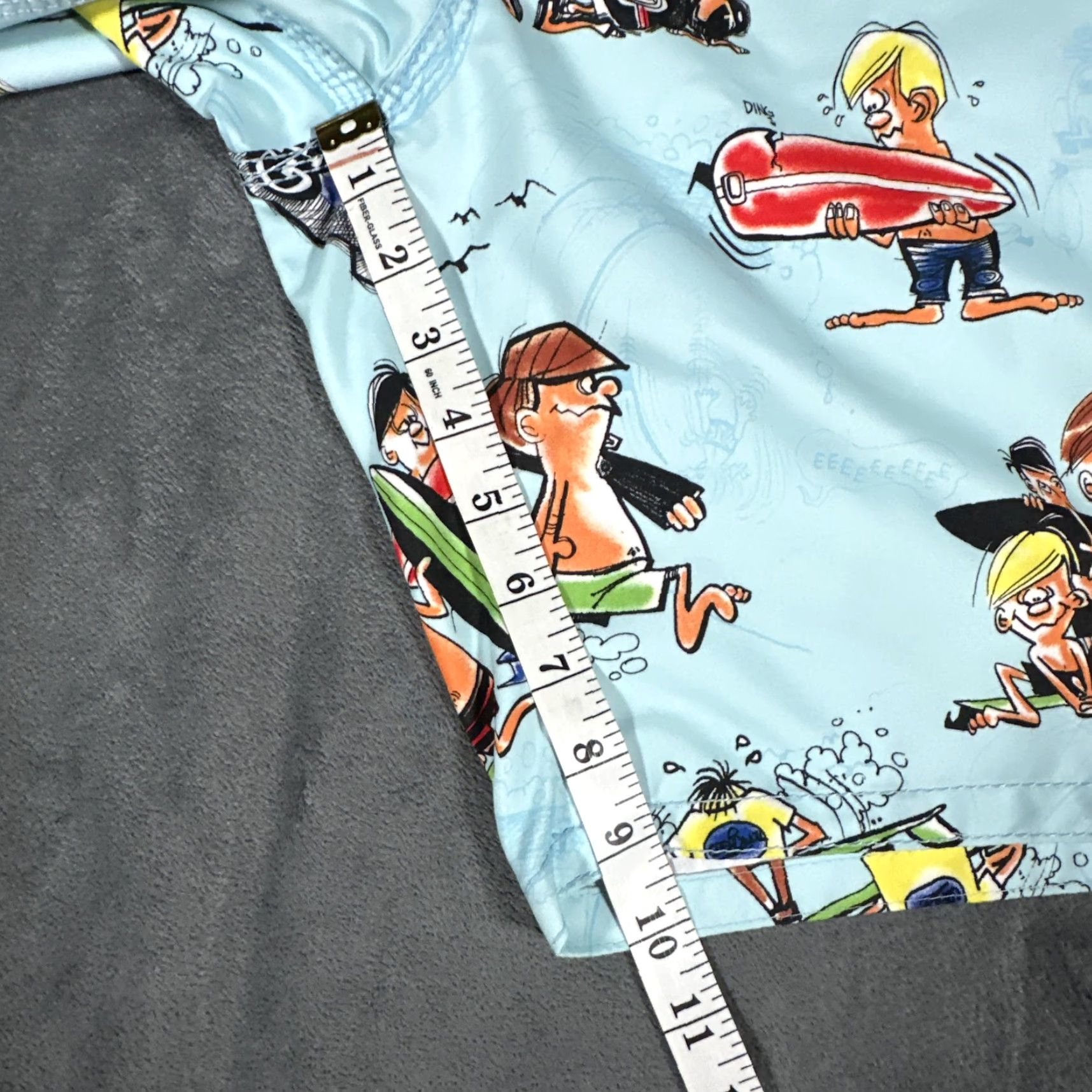 Billabong Billabong Board Shorts Mens 36 Blue Greg Noll Recycler Surf Swim Trunks Print Size US 36 / EU 52 - 6 Thumbnail