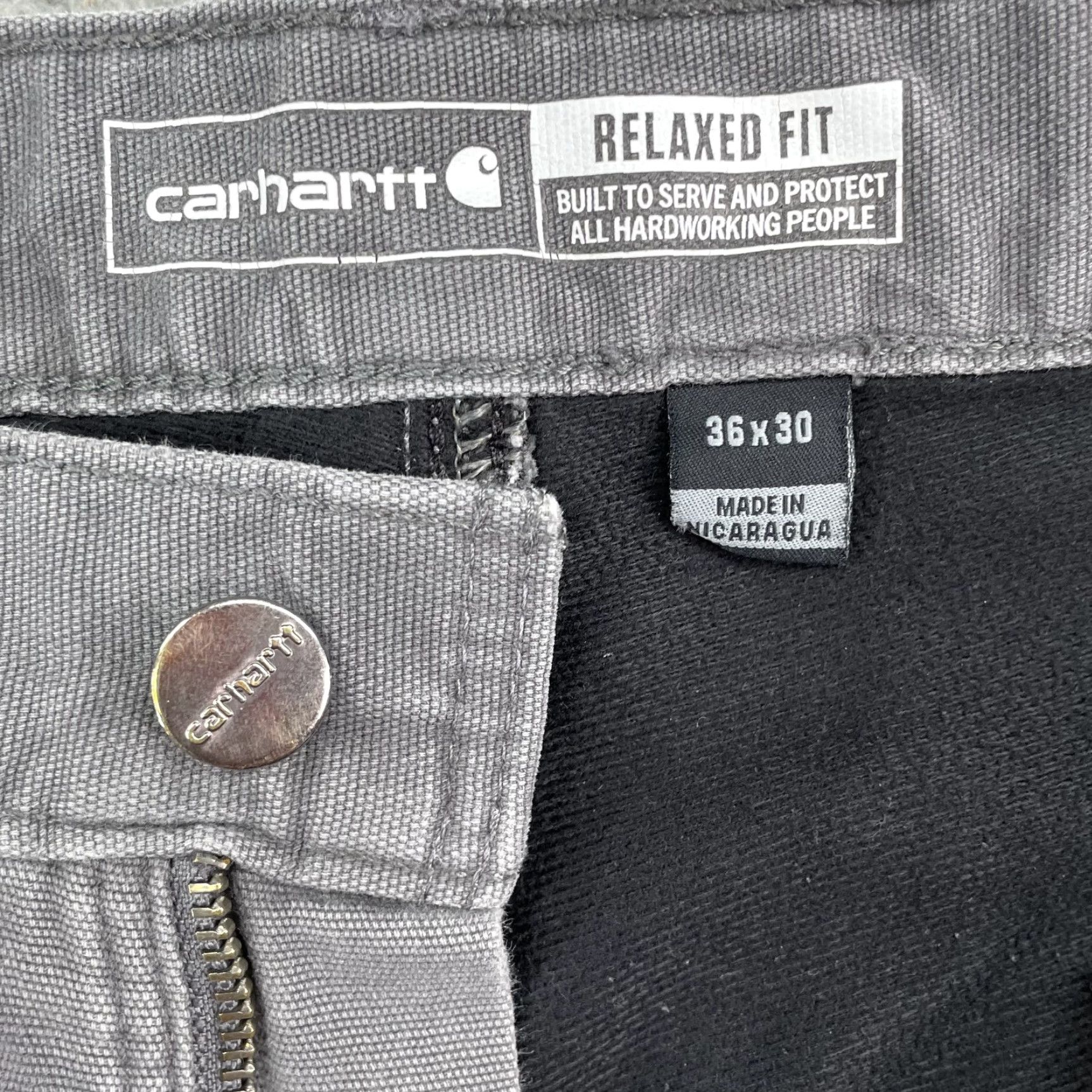 Carhartt Carhartt Knit Lined Pant Men 34x29* Thermal Rugged Flex Utility Workwear Pant Casual Men 34 Gray Carhartt 103342-039 Canvas Cotton Warm Size US 34 / EU 50 - 5 Thumbnail