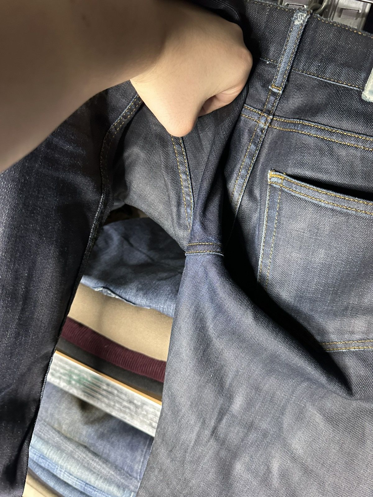 Sandro Sandro Paris Skinny Jeans Men's Size 31 Raw Indigo Denim Size US 31 - 8 Thumbnail
