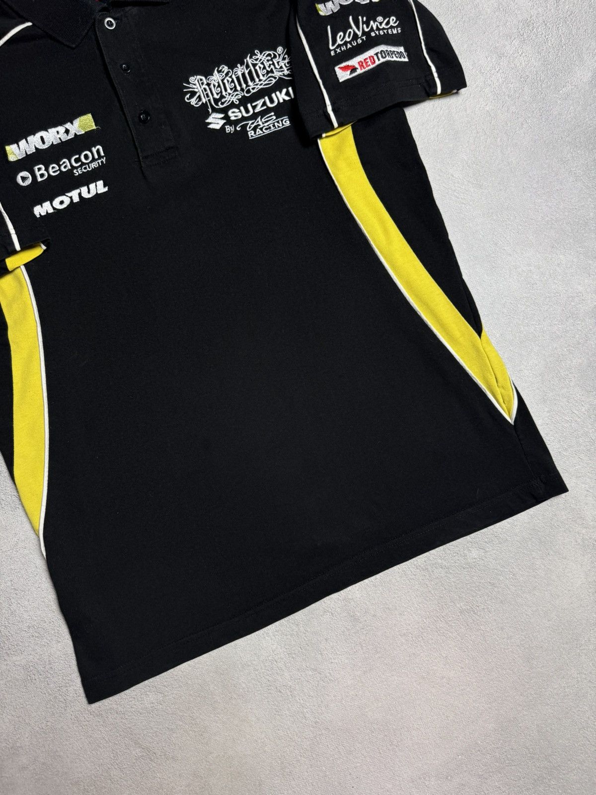 Vintage Suzuki Racing Team Polo Shirt Embroidered Big Logo Size US M / EU 48-50 / 2 - 4 Thumbnail