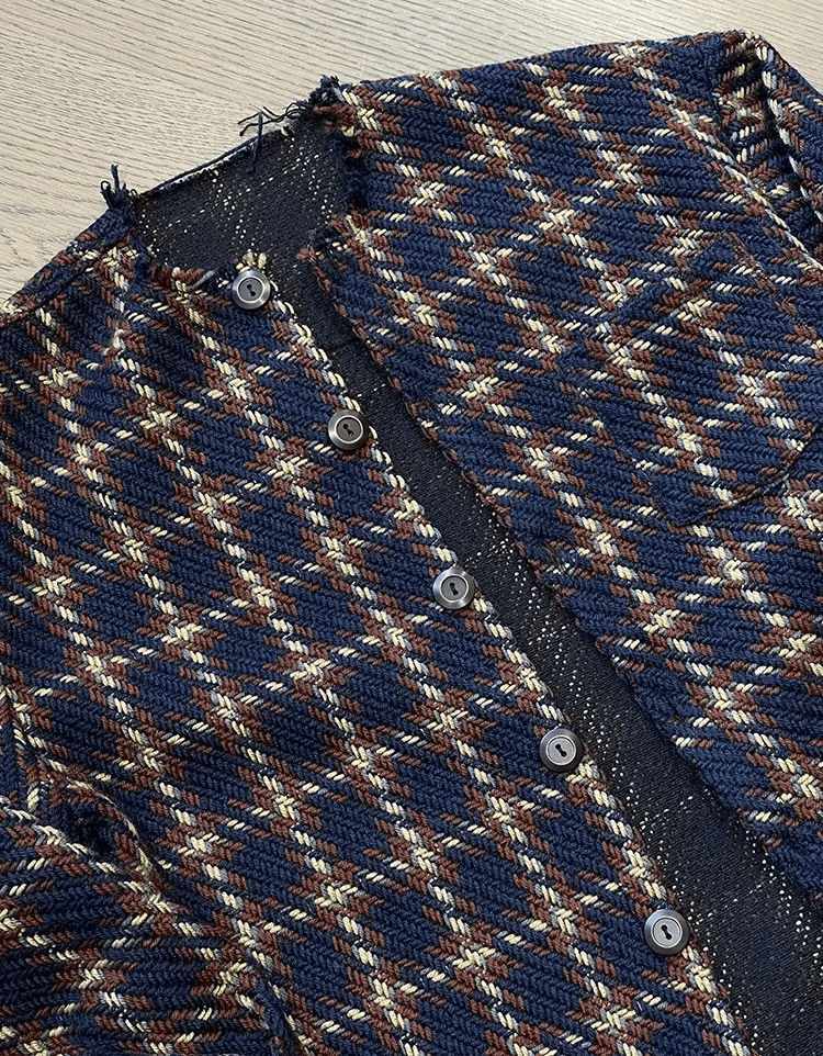 Japanese Brand × Vintage Vintage Street y2k Striped Plaid Loose Casual Jacket Coat Size US M / EU 48-50 / 2 - 9 Thumbnail