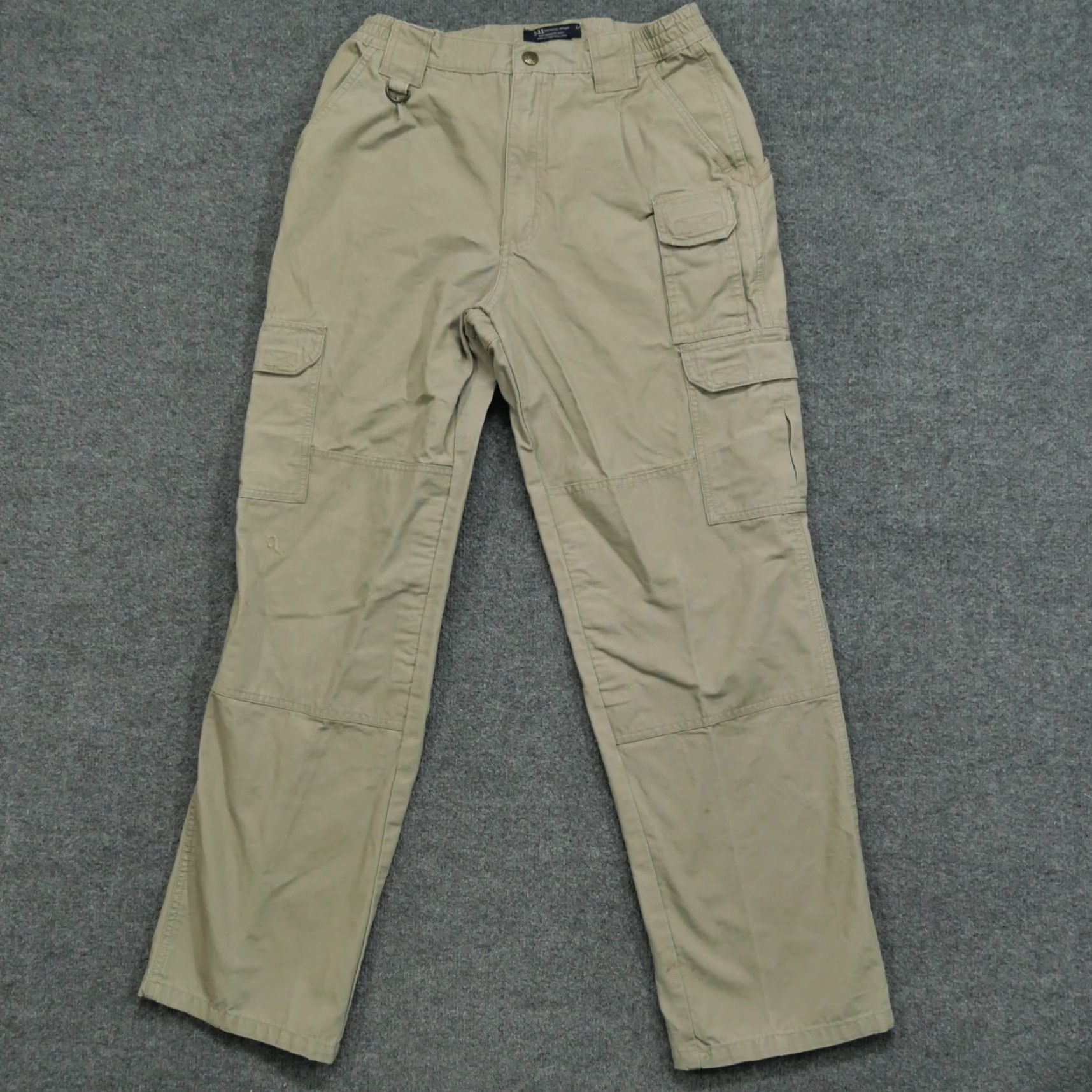Vintage 5.11 Tactical Pants Mens 30x30 Tan Khaki Cargo Pockets Double Knee Casual Size US 28 / EU 44 - 2 Thumbnail