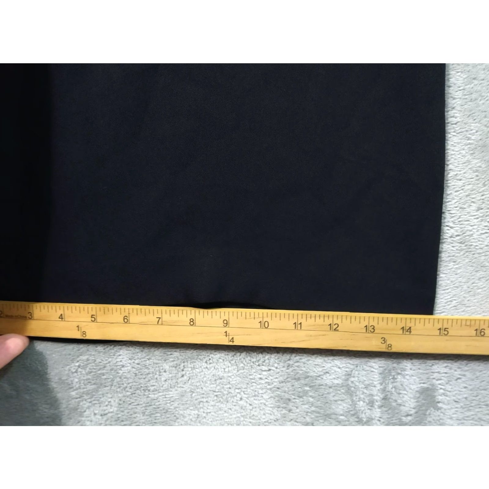 Boden Boden Pants Womens 16 Black Wide Leg High Rise Crop Stretch Flat Front Size 38" / US 16 / IT 52 - 6 Thumbnail