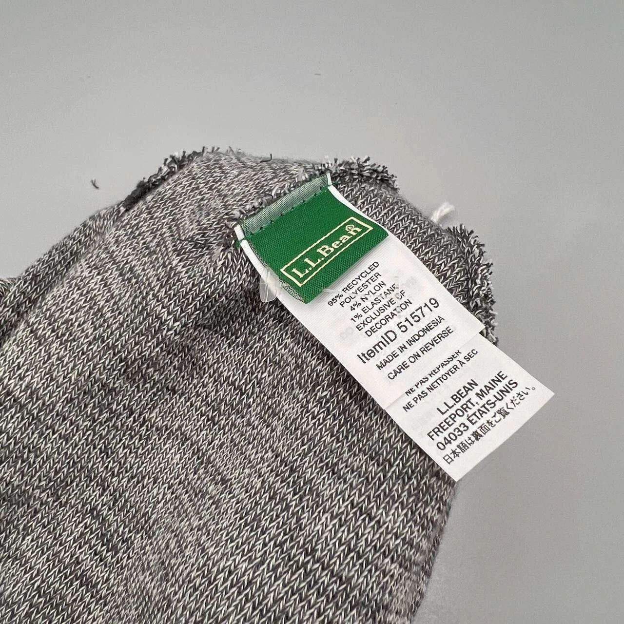 L.L. Bean L.L. Bean Hat Men Blue Gray Cuffed Beanie Pom Pom Cap Adult Size ONE SIZE - 4 Thumbnail