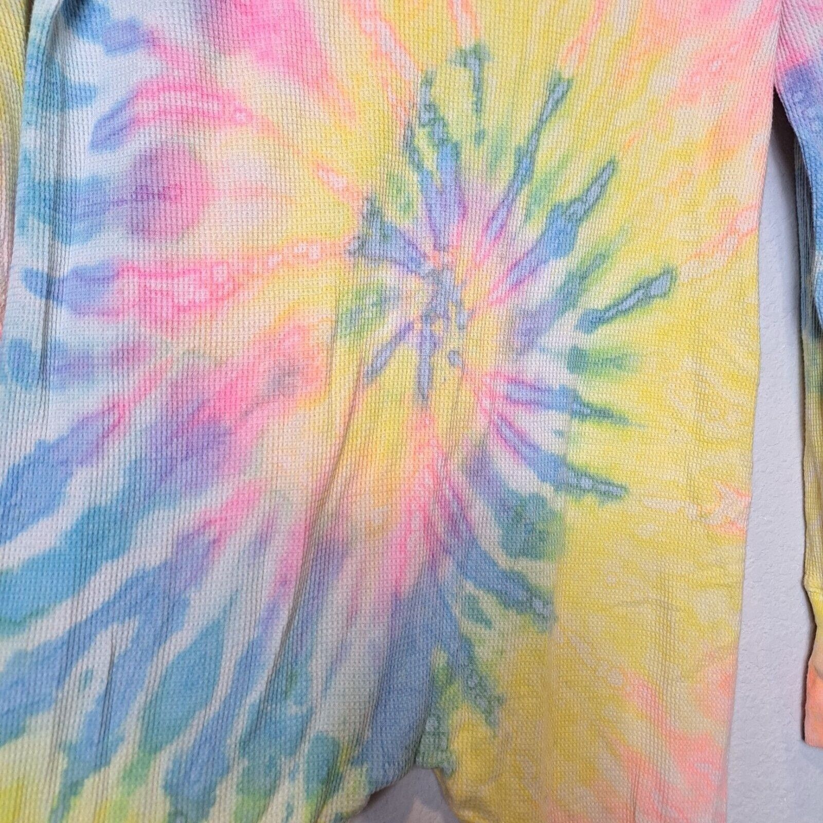 UNIF UNIF Bongjohns Romper Jumpsuit Tie Dye Thermal Rare Sz XS Size 35" - 5 Thumbnail