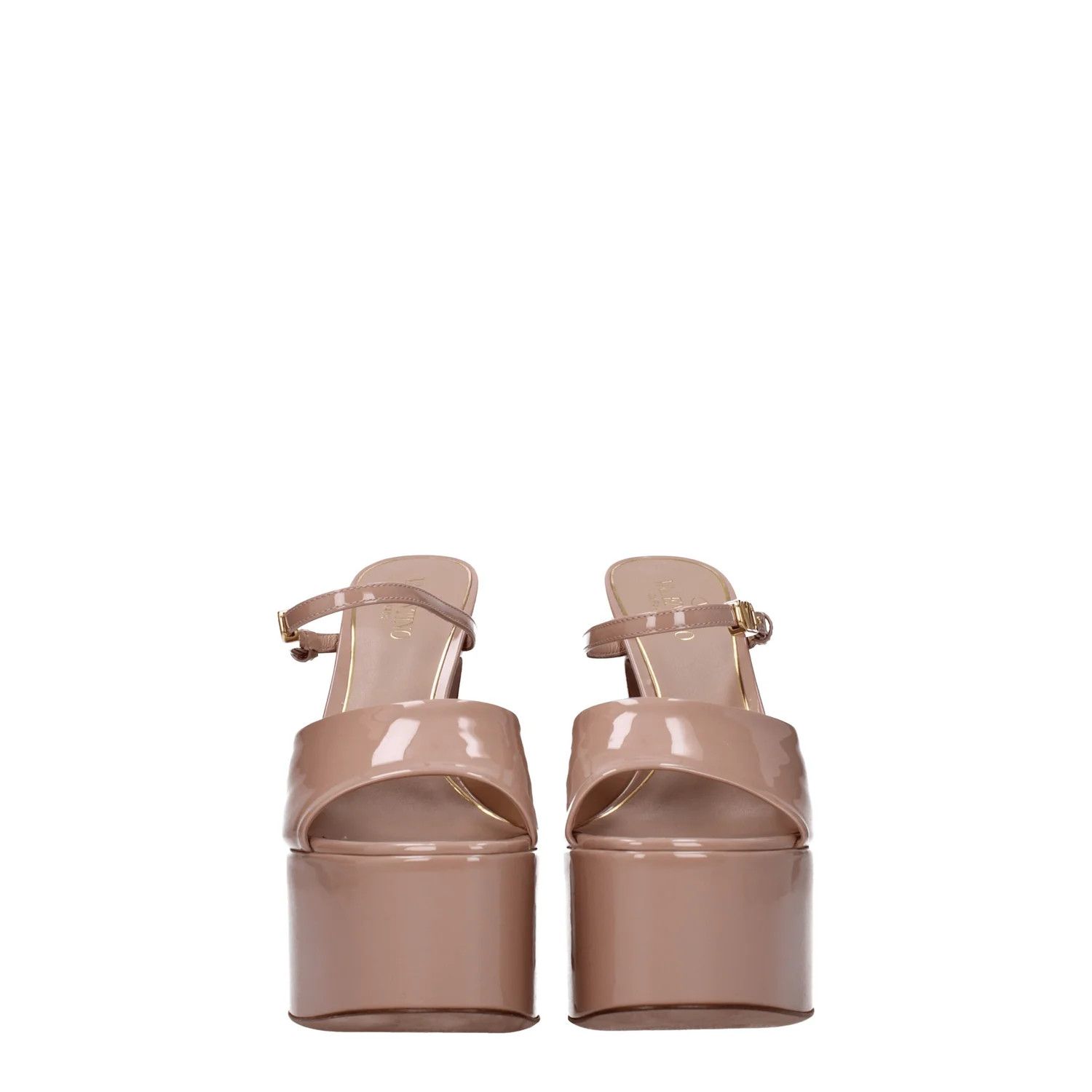 Valentino ob1o1e1224 Patent Leather Sandals in Light Pink Size US 10 / IT 40 - 3 Thumbnail