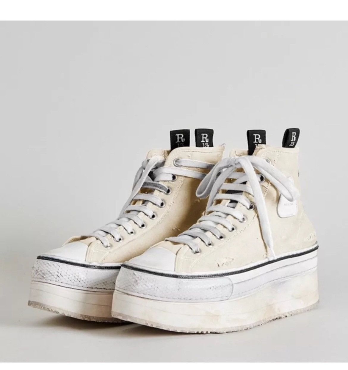 R13 Courtney high top sneaker. 8 Size US 8 / IT 38 - 2 Thumbnail