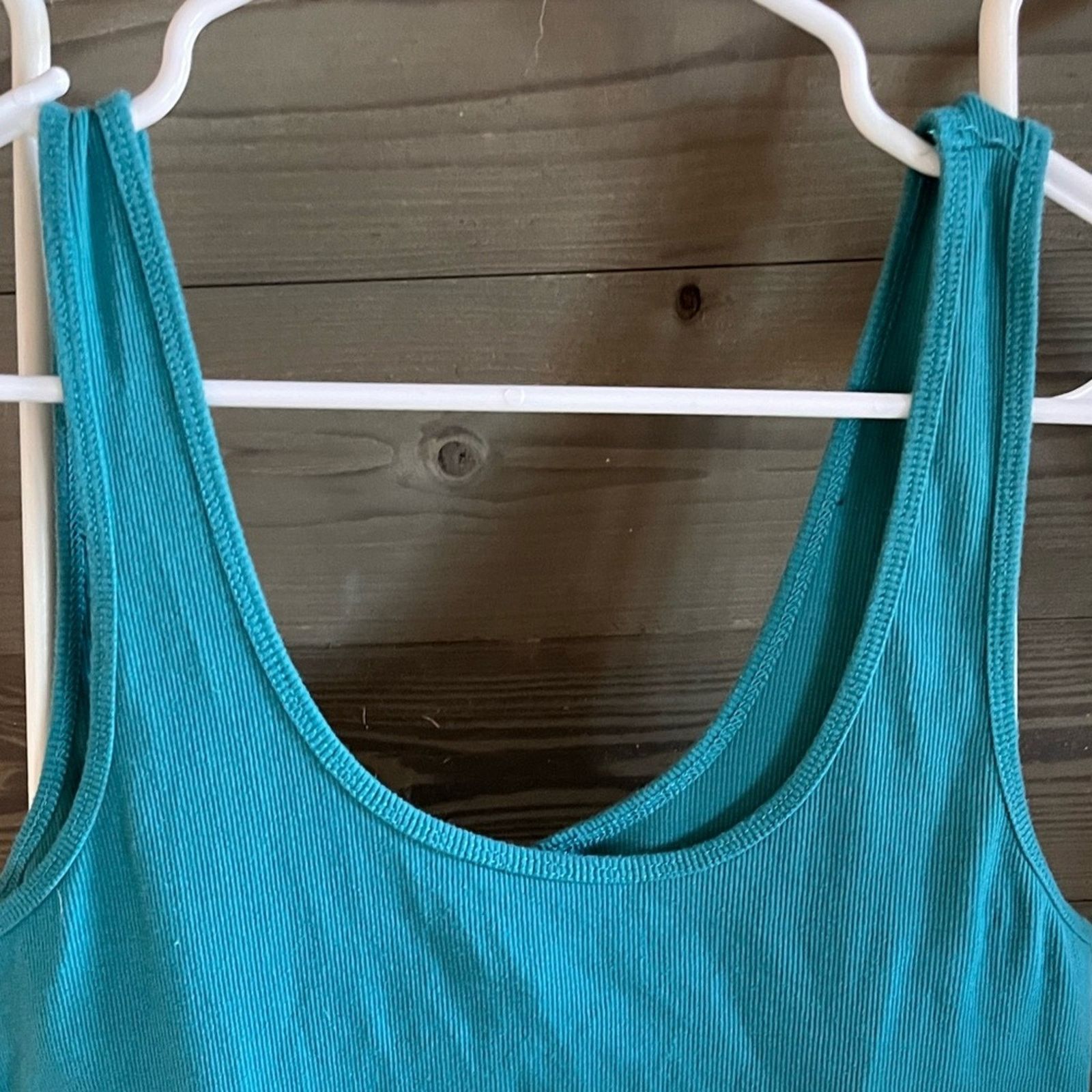 rue21 True by Rue21 teal thong back ribbed tank bodysuit XL Size XL / US 12-14 / IT 48-50 - 2 Thumbnail