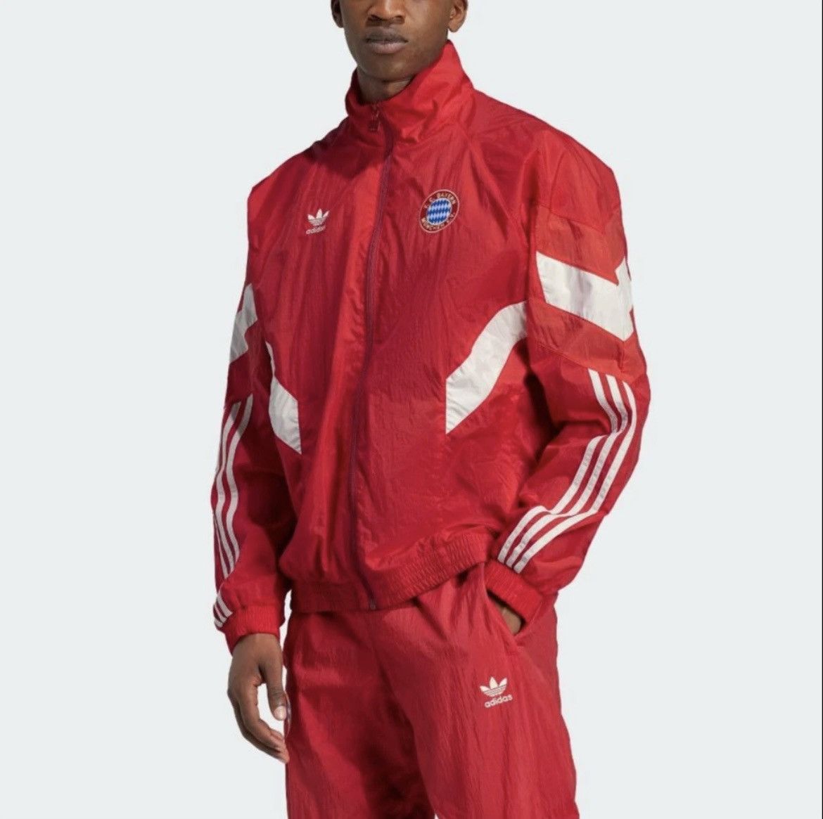 Adidas x FC Bayern Munich Track Jacket IS6508 Men Size Large