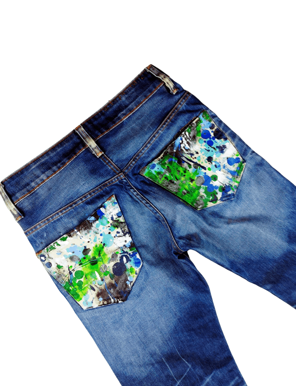 G-Star × Vintage Vintage G-star Custom Printed Denim Jeans Pants Size US 27 - 5 Thumbnail