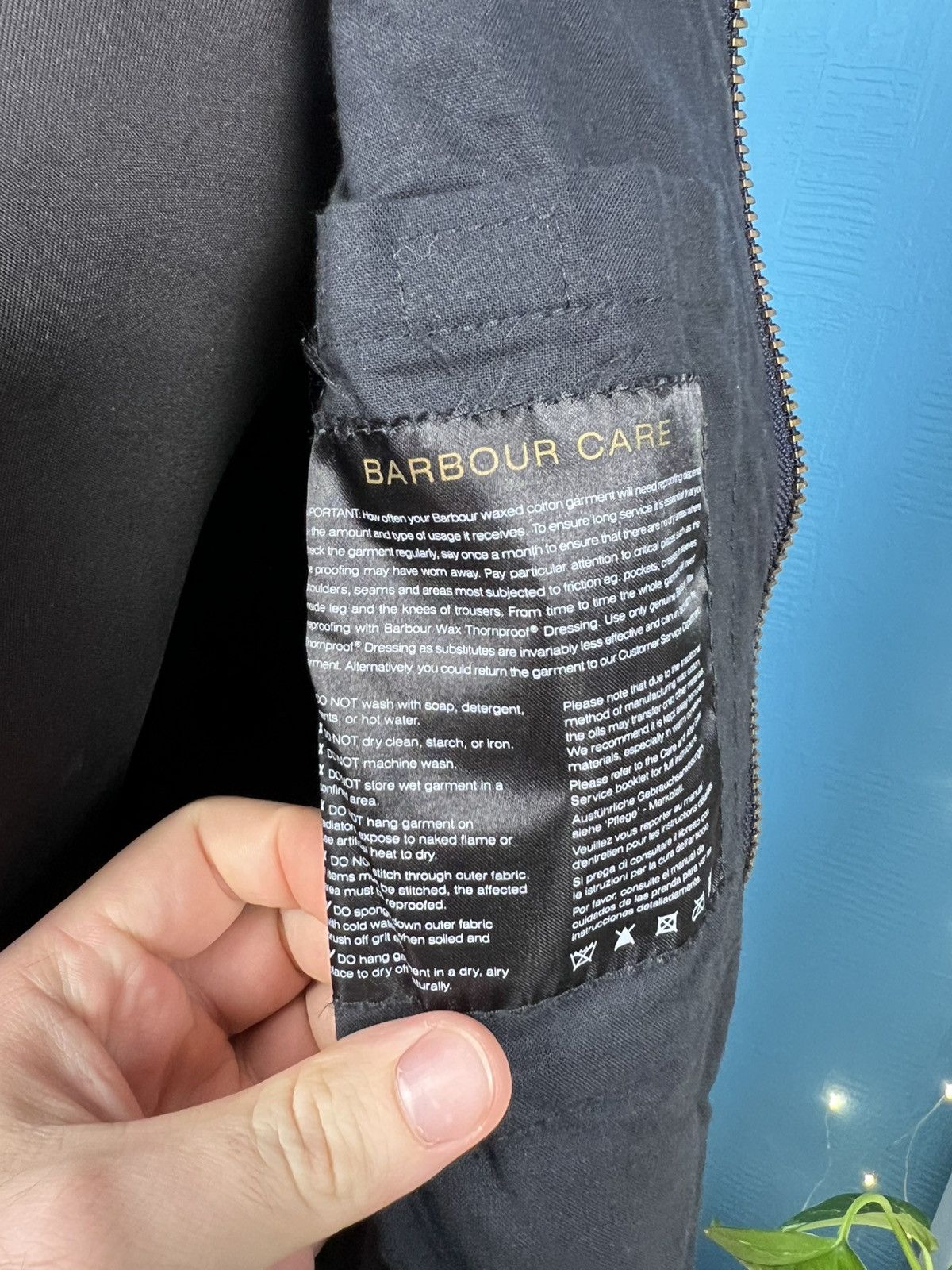 Barbour Barbour wax international lock streetwear jacket blue Size US M / EU 48-50 / 2 - 6 Thumbnail