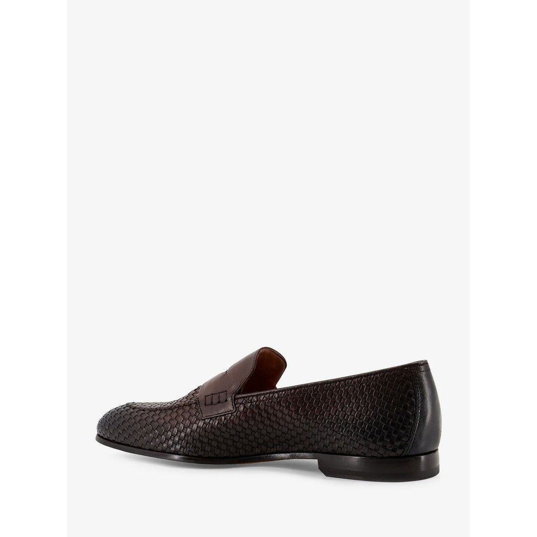 Other DOUCALS Braidy Brown Leather Loafers New & Authentic (Men's Size US 10.5 / EU 43-44 - 3 Thumbnail