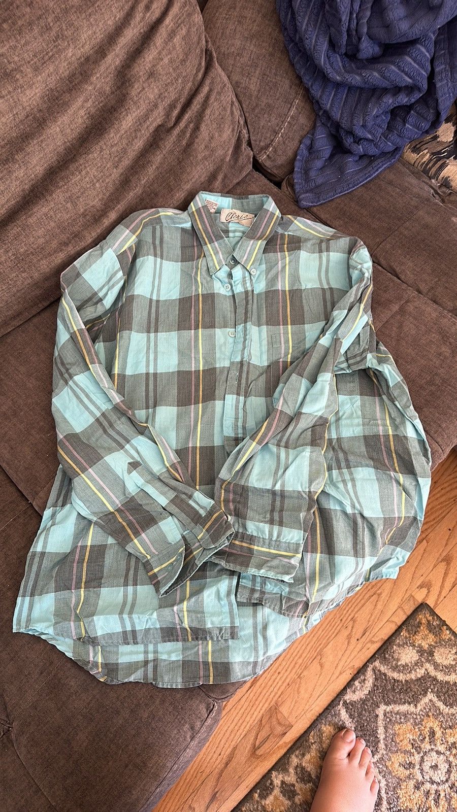 Vintage Vintage 80’s Button-up Chris shirt. Size US L / EU 52-54 / 3 - 1 Thumbnail