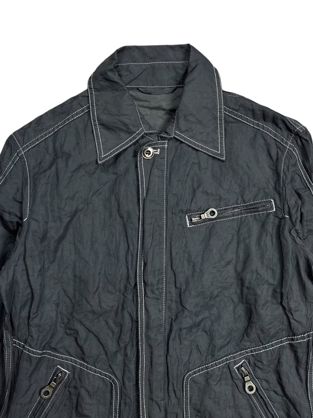 JACKROSE 2000s Territ Atelier - Vkei Riri Zips Shirt Jacket Size US M / EU 48-50 / 2 - 6 Thumbnail